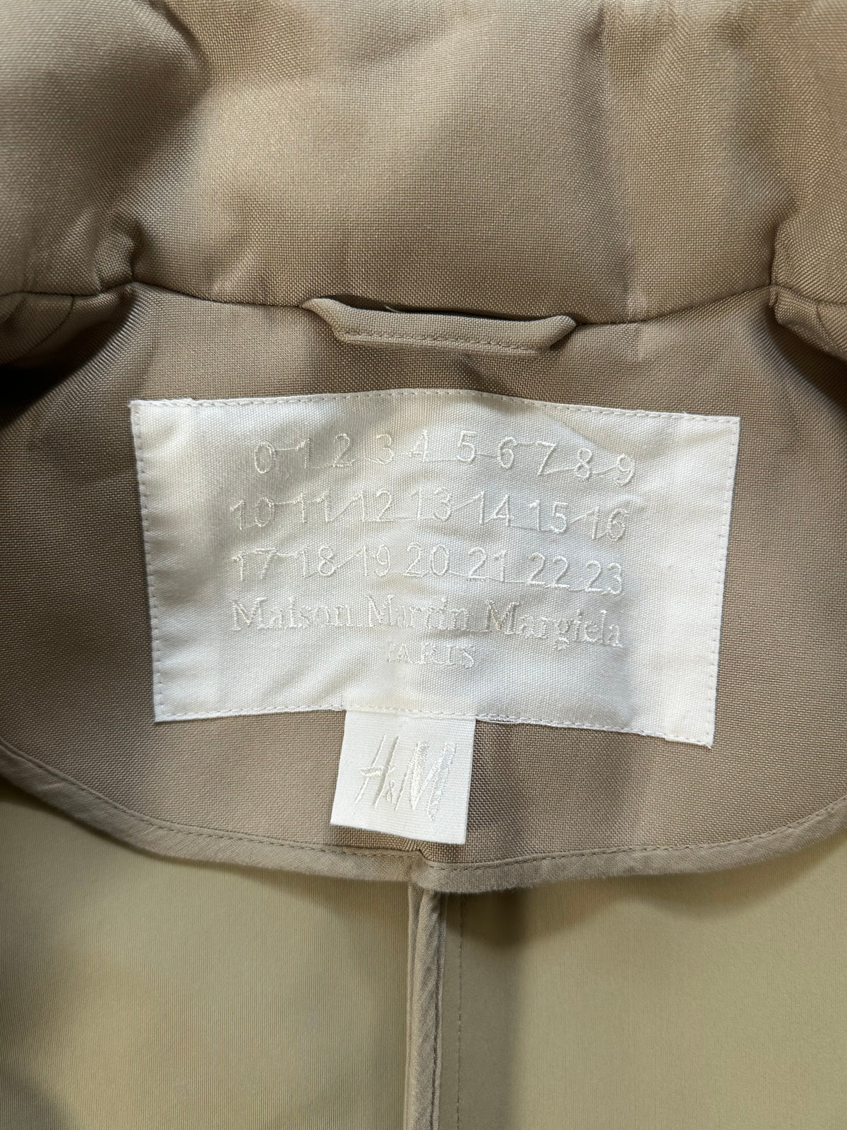 Maison Margiela x H&M Sculpted Technical Mannequin Jacket (EU38,S)