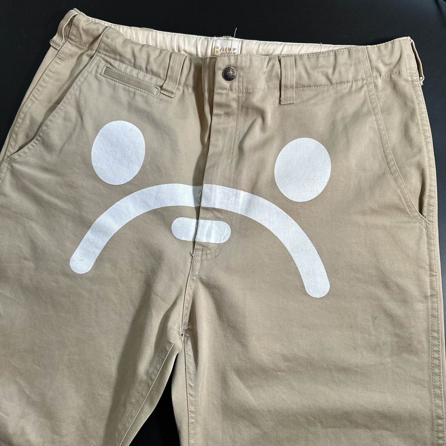 2006 Bape Sad Face Trousers