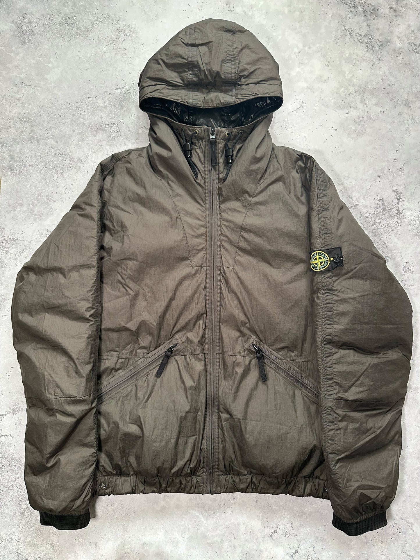 Stone Island AW2010 Down Filled Mesh Badge Puffer Jacket (XXL)
