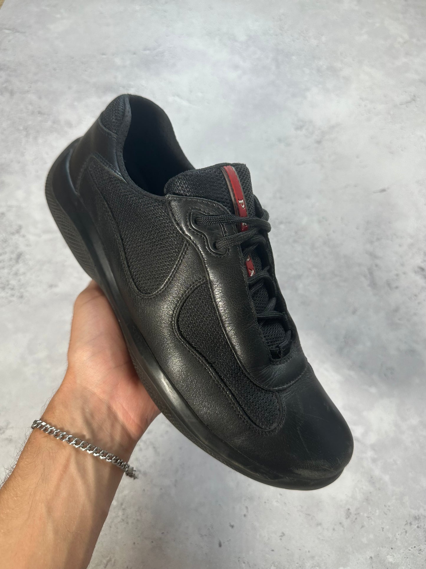 Prada Linea Rossa America’s Cup Sneakers in Black (UK9/US10/EU43)