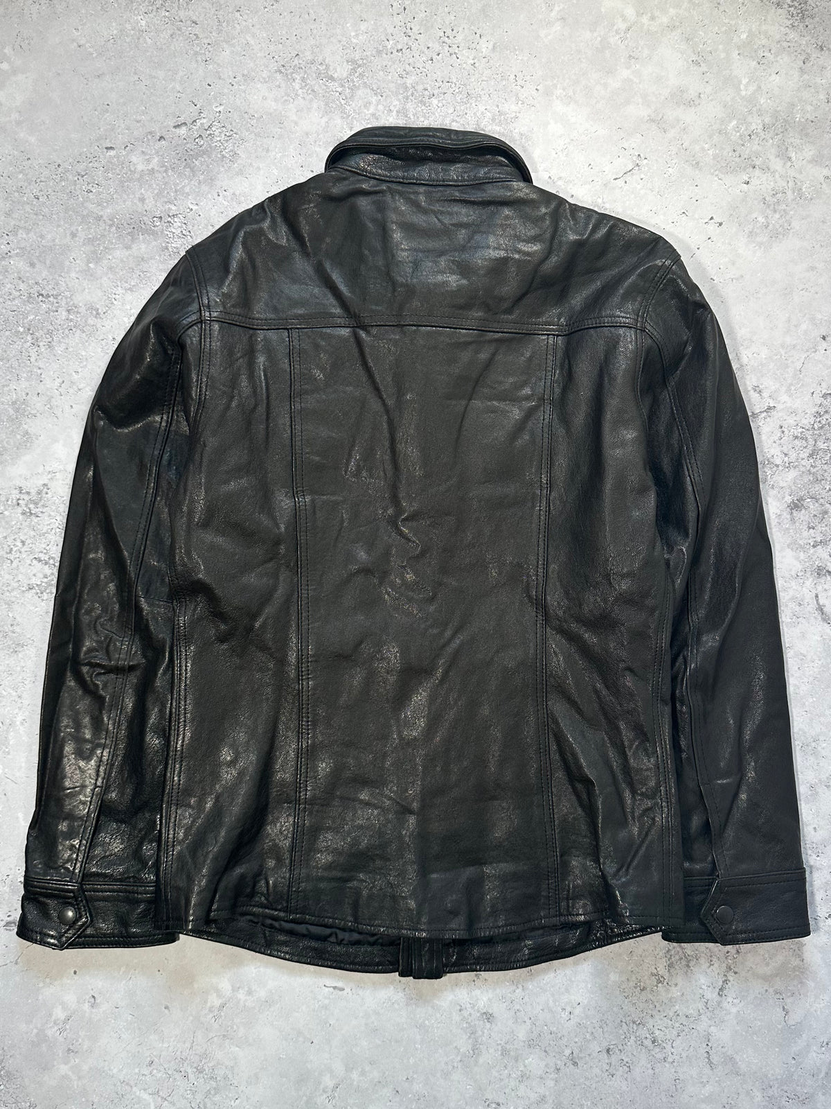 Burberry Black Label 2009 Leather Double Pocket Field Jacket (S)
