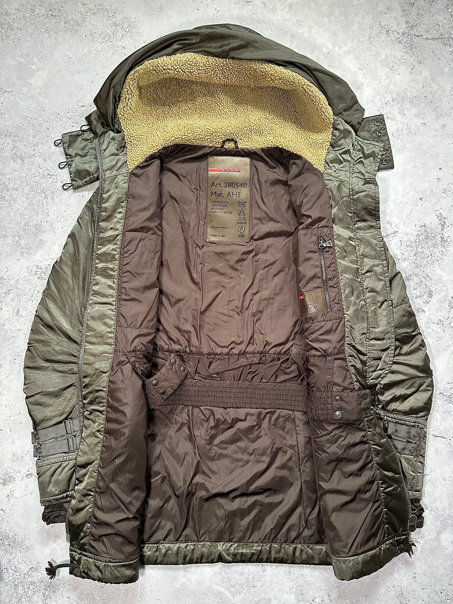 Prada Sport 2003 Astro Bondage Utility Jacket (S)