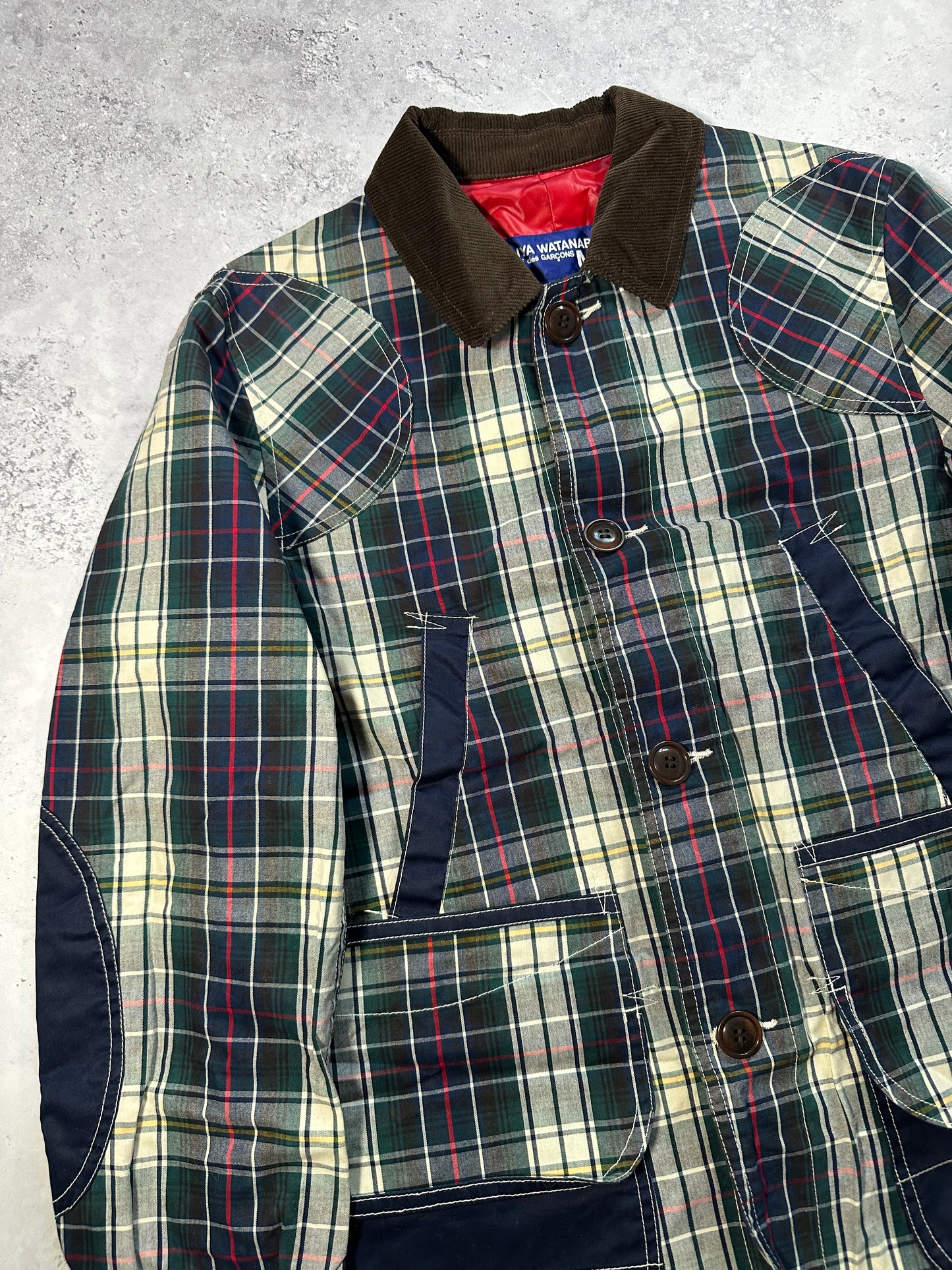 Junya Watanabe MAN Comme des Garçons AD2011 Plaid Tartan Hunting Jacket (S-M)