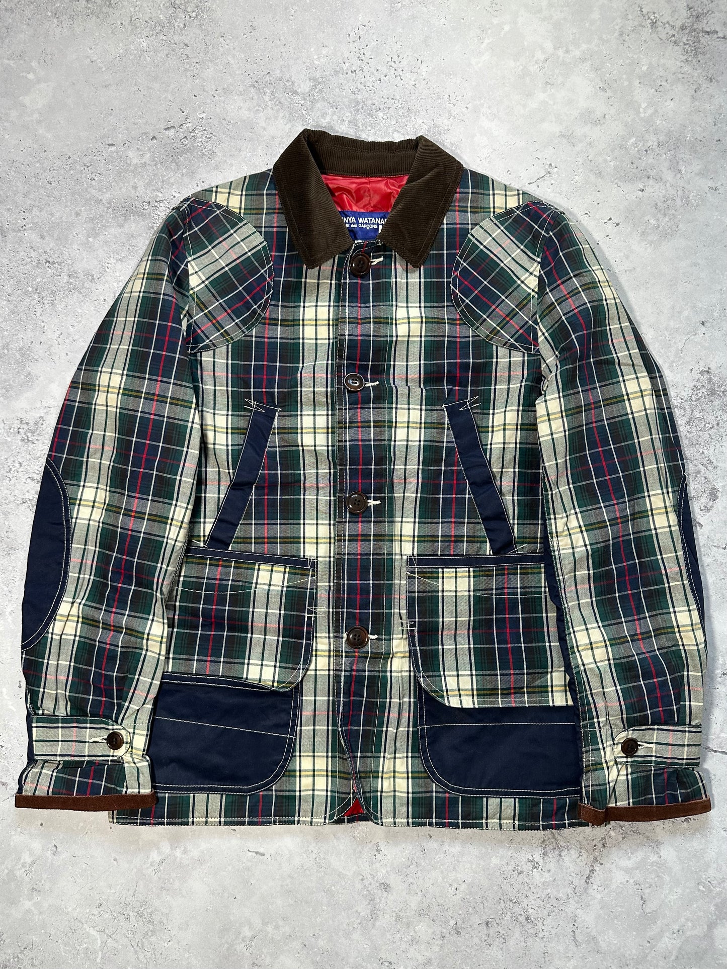 Junya Watanabe MAN Comme des Garçons AD2011 Plaid Tartan Hunting Jacket (S-M)