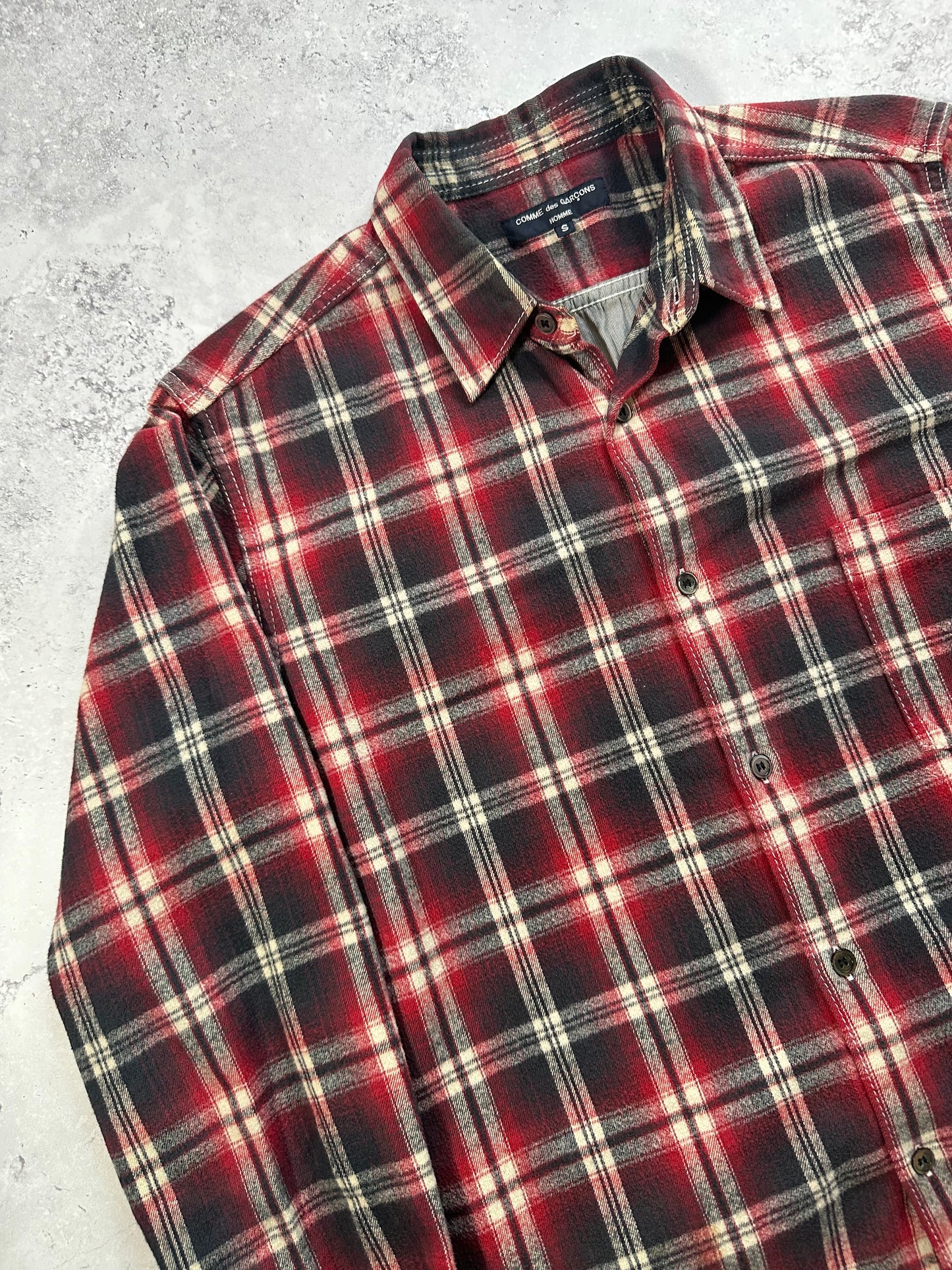 Comme des Garçons Homme AD2011 Plaid Longsleeve Shirt (S-M)