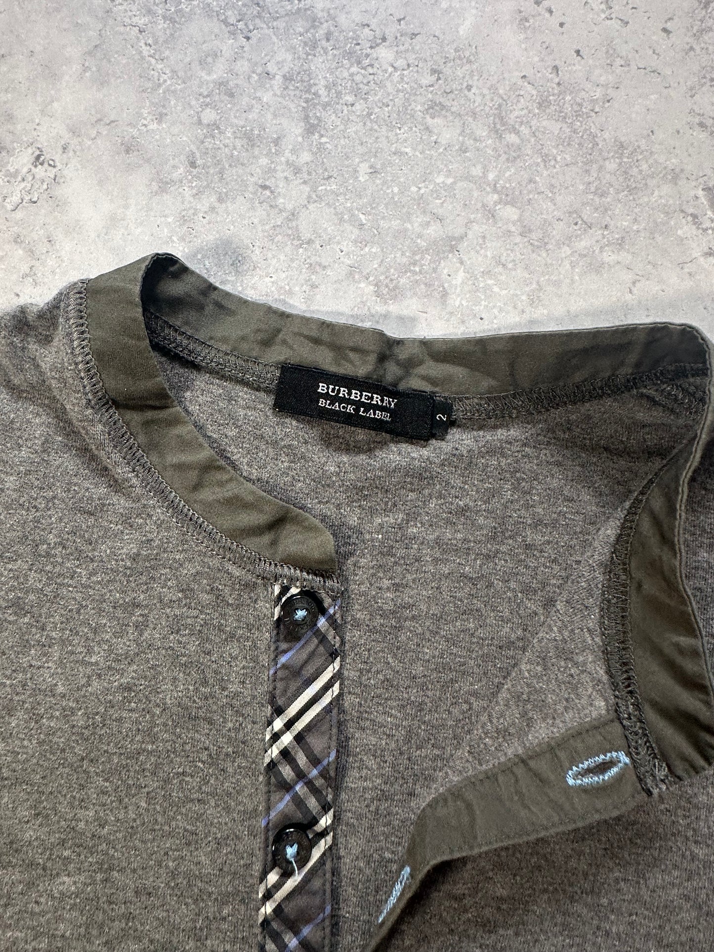 Burberry Black Label 2007 Henley T-shirt (S)