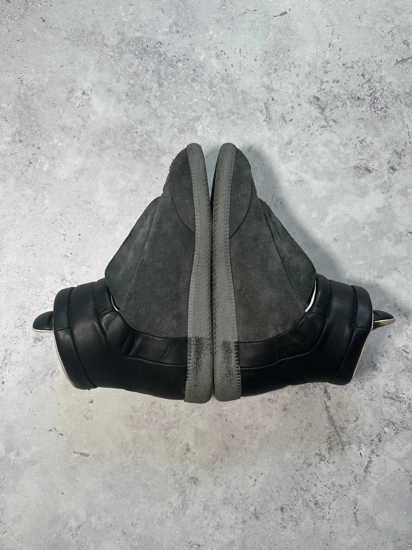 Maison Margiela 2016 Future High Suede and Leather Split Sneakers (EU 39 / UK 6 / US 7)
