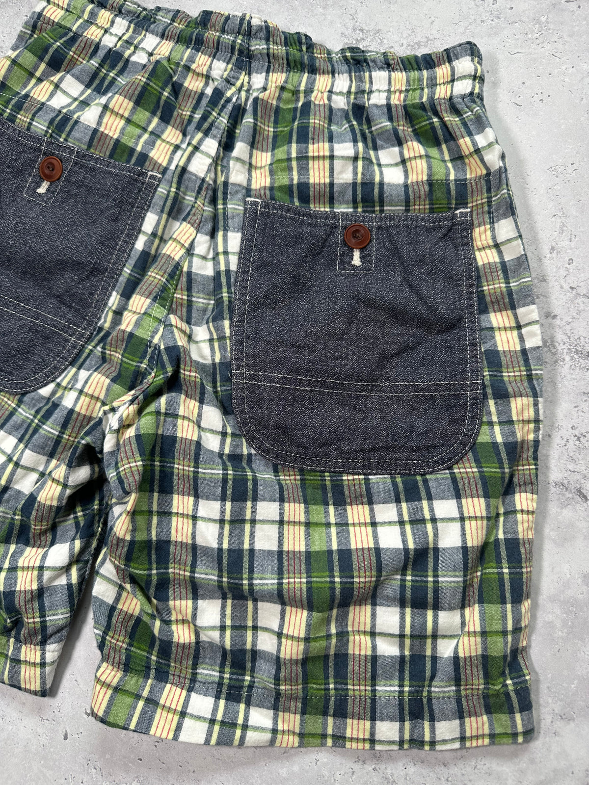 eYe Junya Watanabe Comme des Garçons AD2014 Plaid Shorts (XS fitting Waist 28-31”)