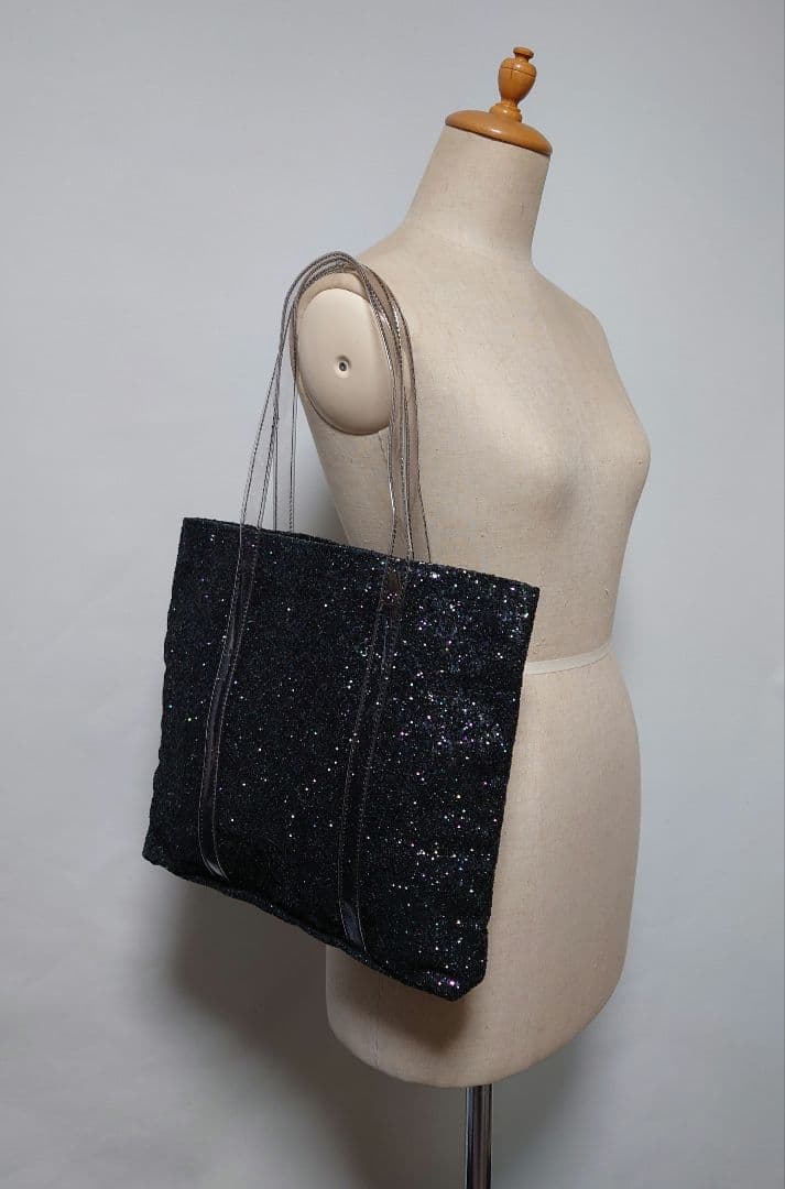 Comme Des Garçons Glitter PVC Strap Tote Bag