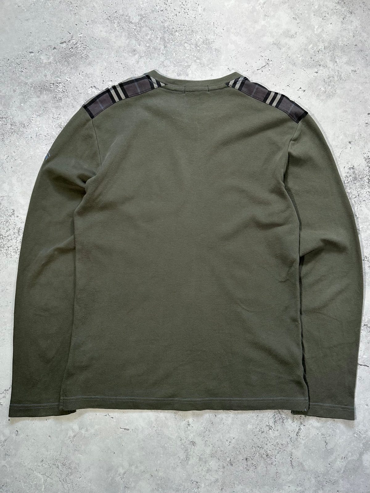 Burberry Black Label 2008 Shoulder Check Longsleeve Tshirt (S)