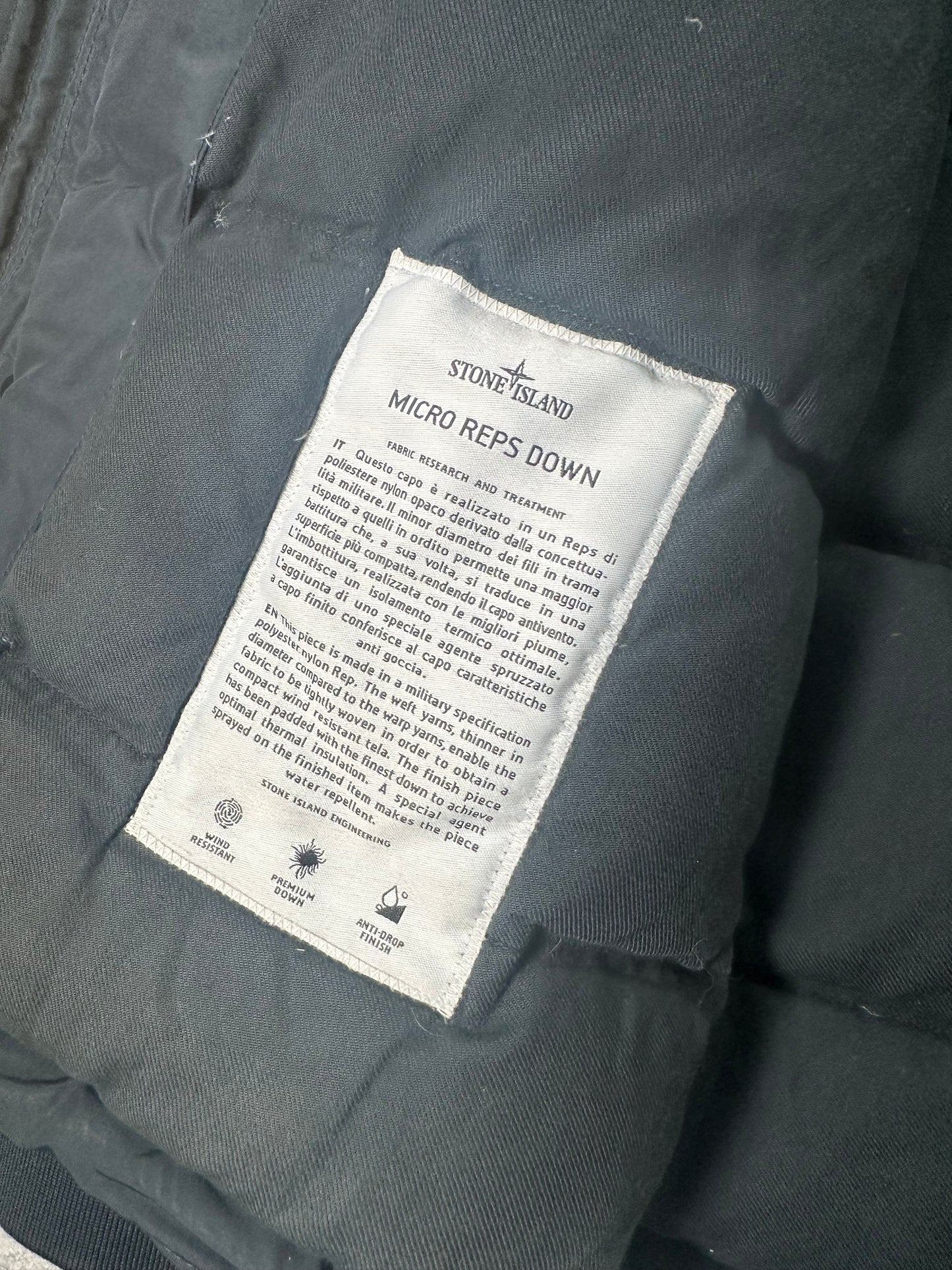 Stone Island 2014 Micro Reps Down Puffer Jacket (M)