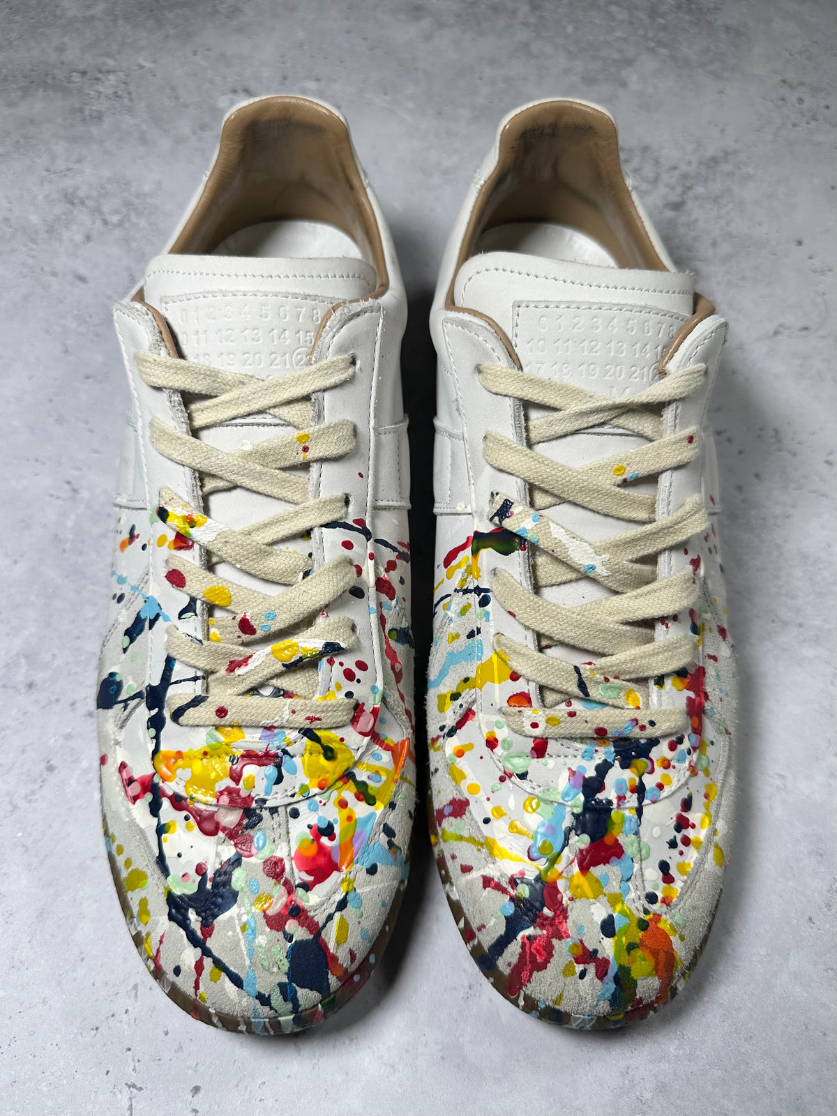 Maison Margiela Paint Splatter GAT Sneakers