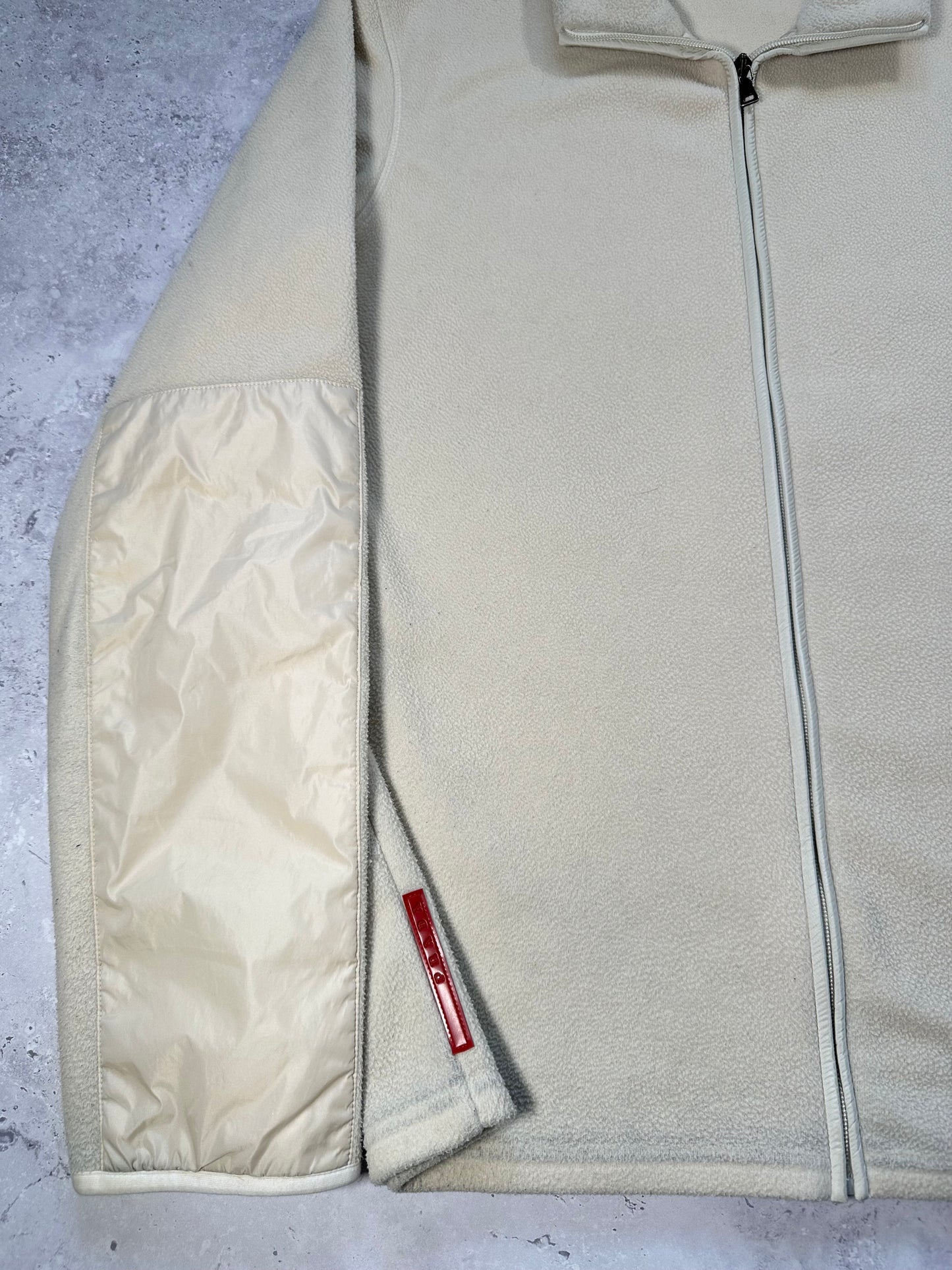 Prada Sport 2010 Nylon Panelled Zip Fleece Jacket (L)