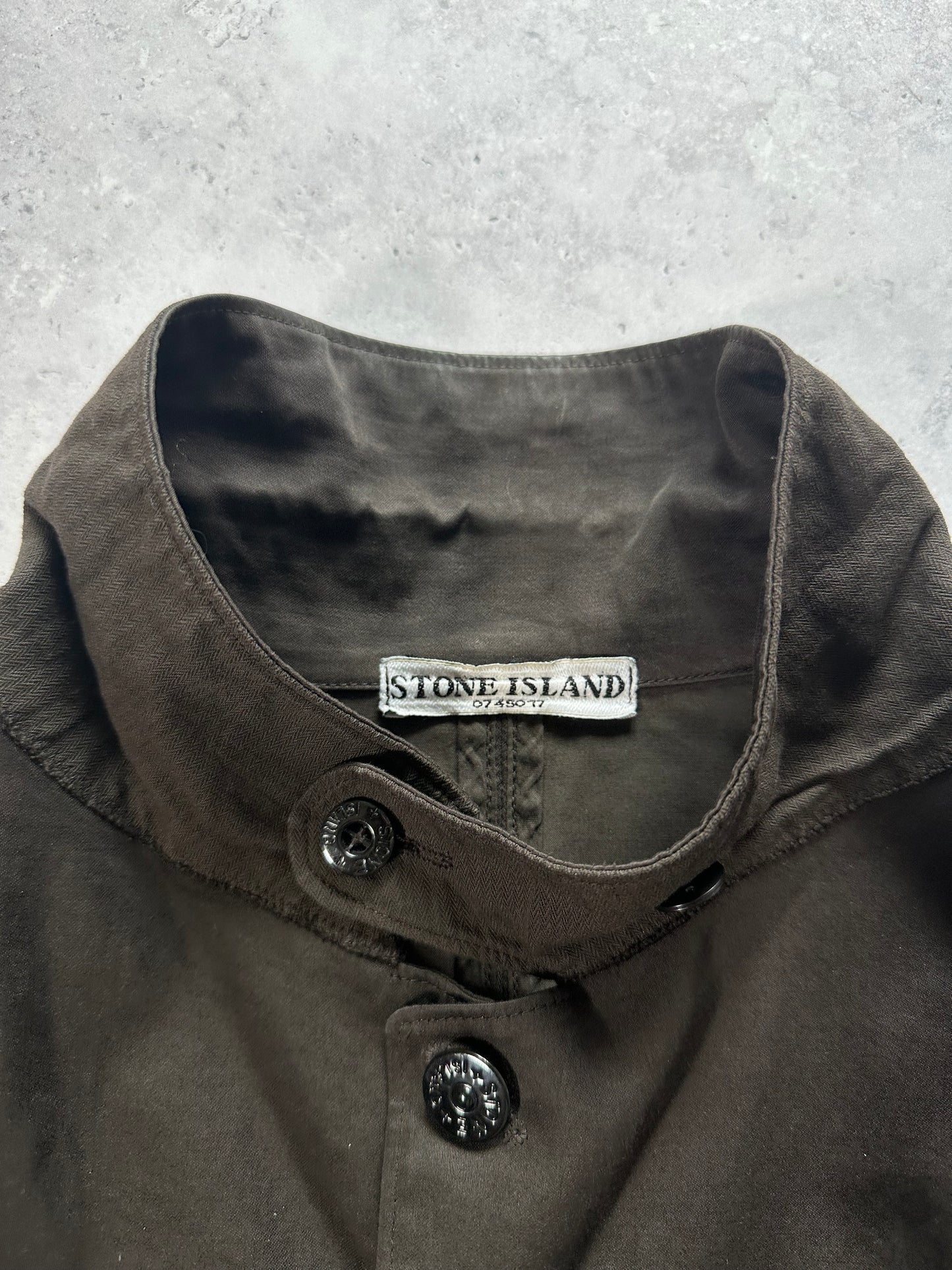 Stone Island SS2006 Resined Cotton Chore Jacket by Paul Harvey (XL)