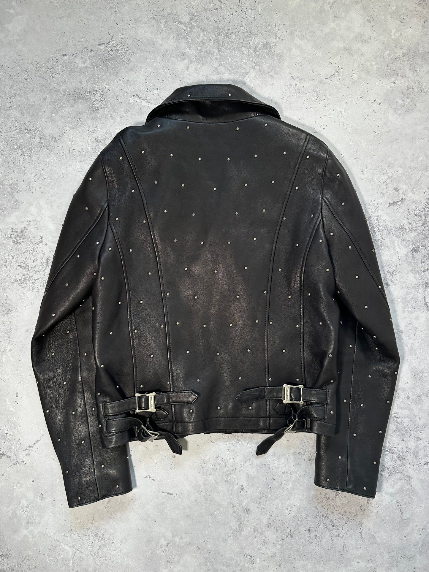 Hysteric Glamour 2011 Asymmetrical Zip Studded Biker Jacket