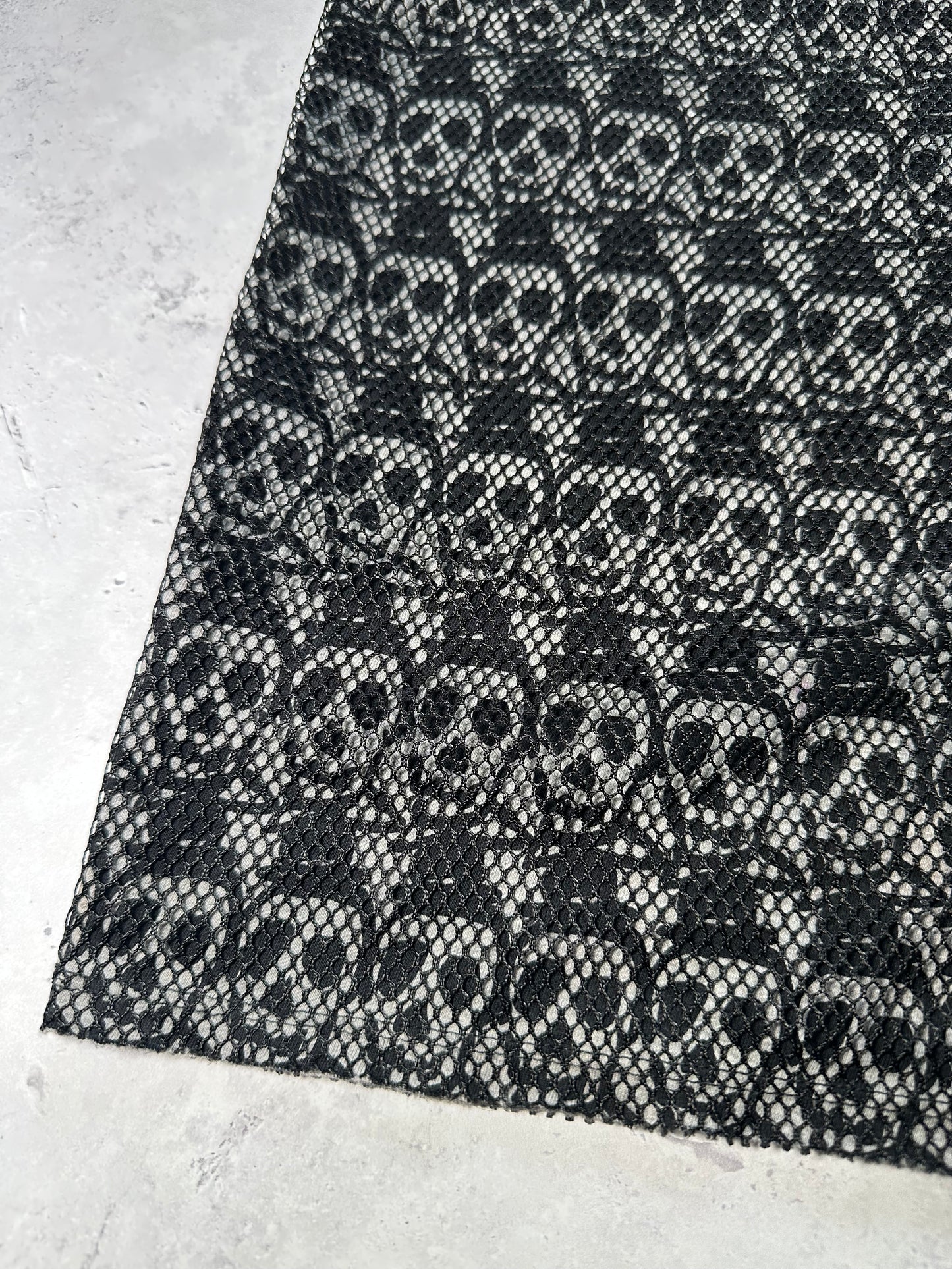 Comme des Garçons Homme Plus AD2010 Mesh Skull Tshirt (S)