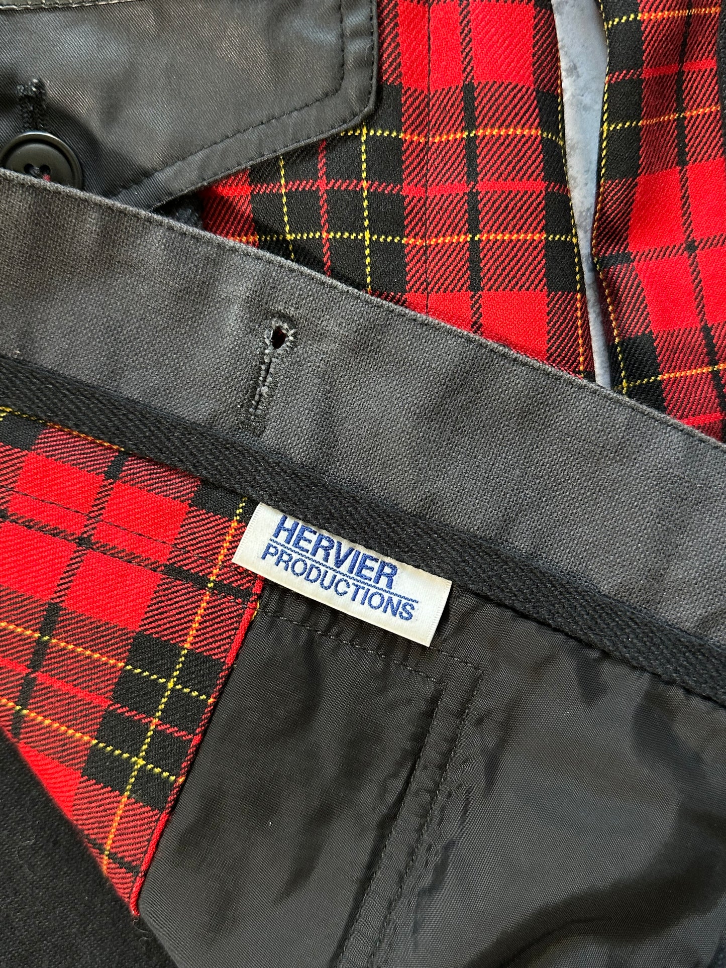 Junya Watanabe MAN Comme des Garçons x Hervier AD2014 Plaid Utility Jacket (M)