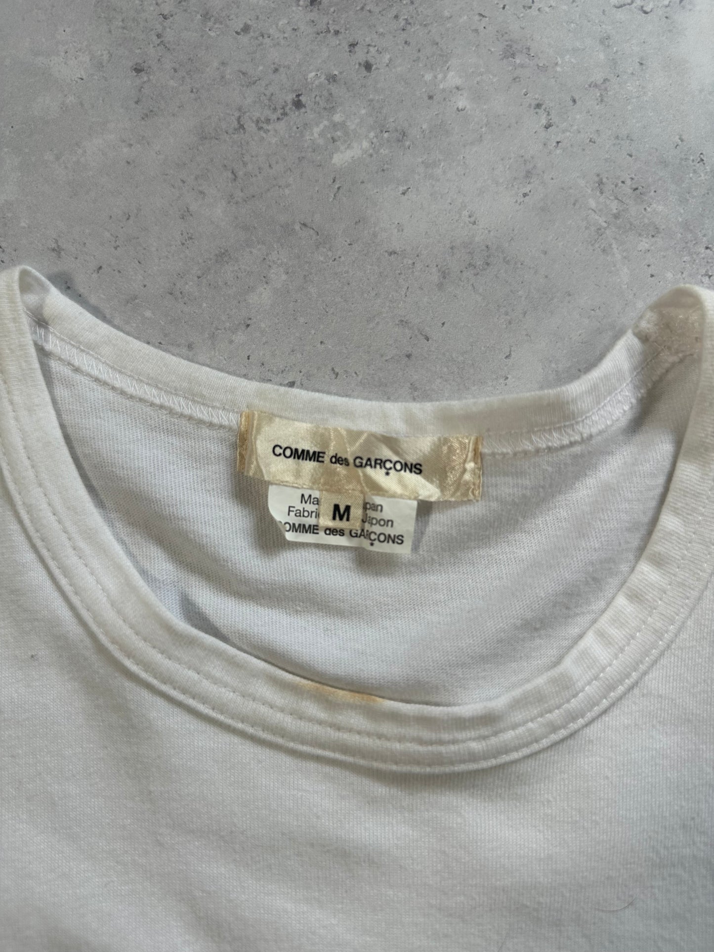 Archive Comme des Garçons AD2017 Rubber Panel Tshirt (M)