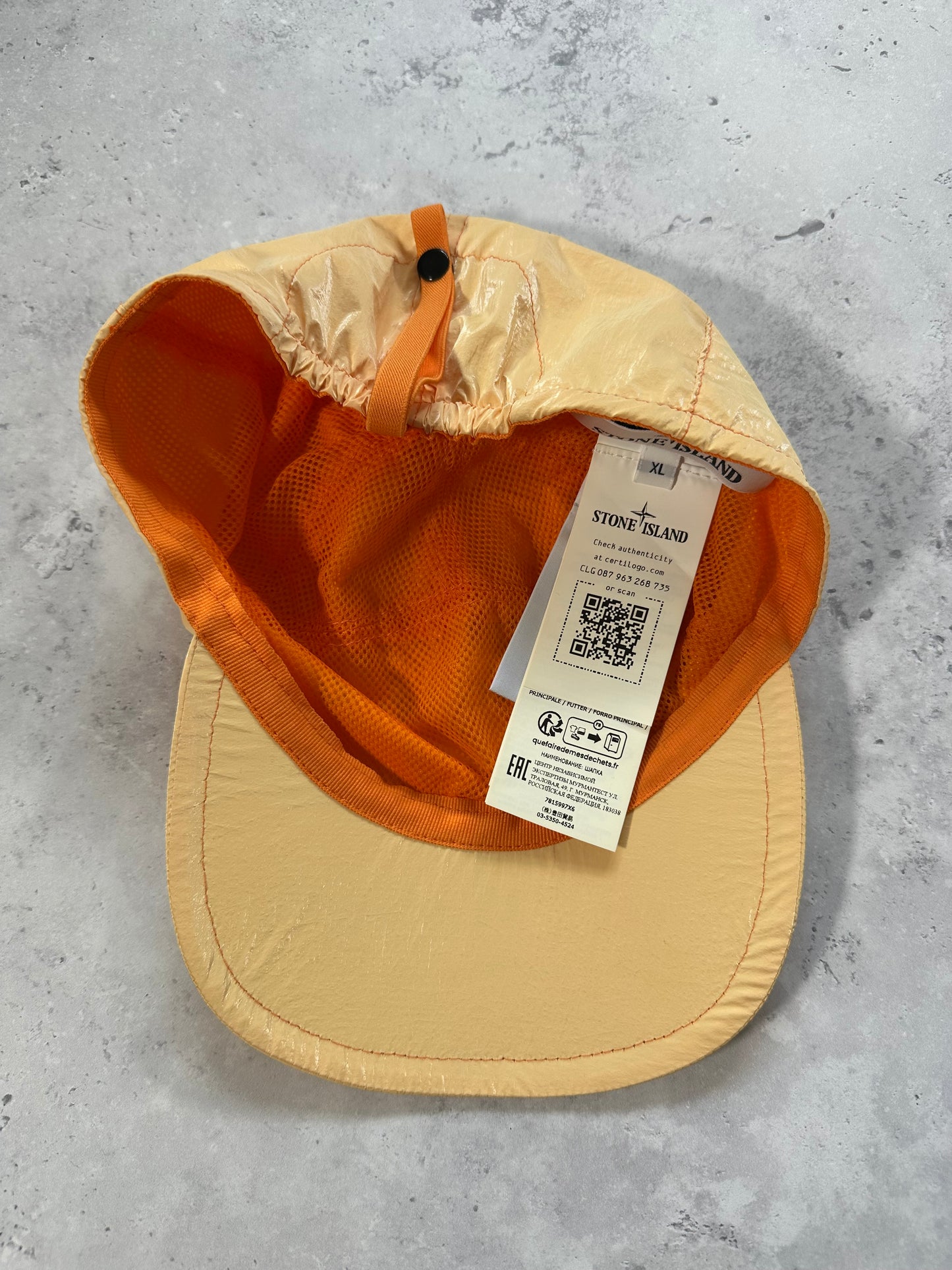 Stone Island Marina Nylon Prasmatico Reflective Cap
