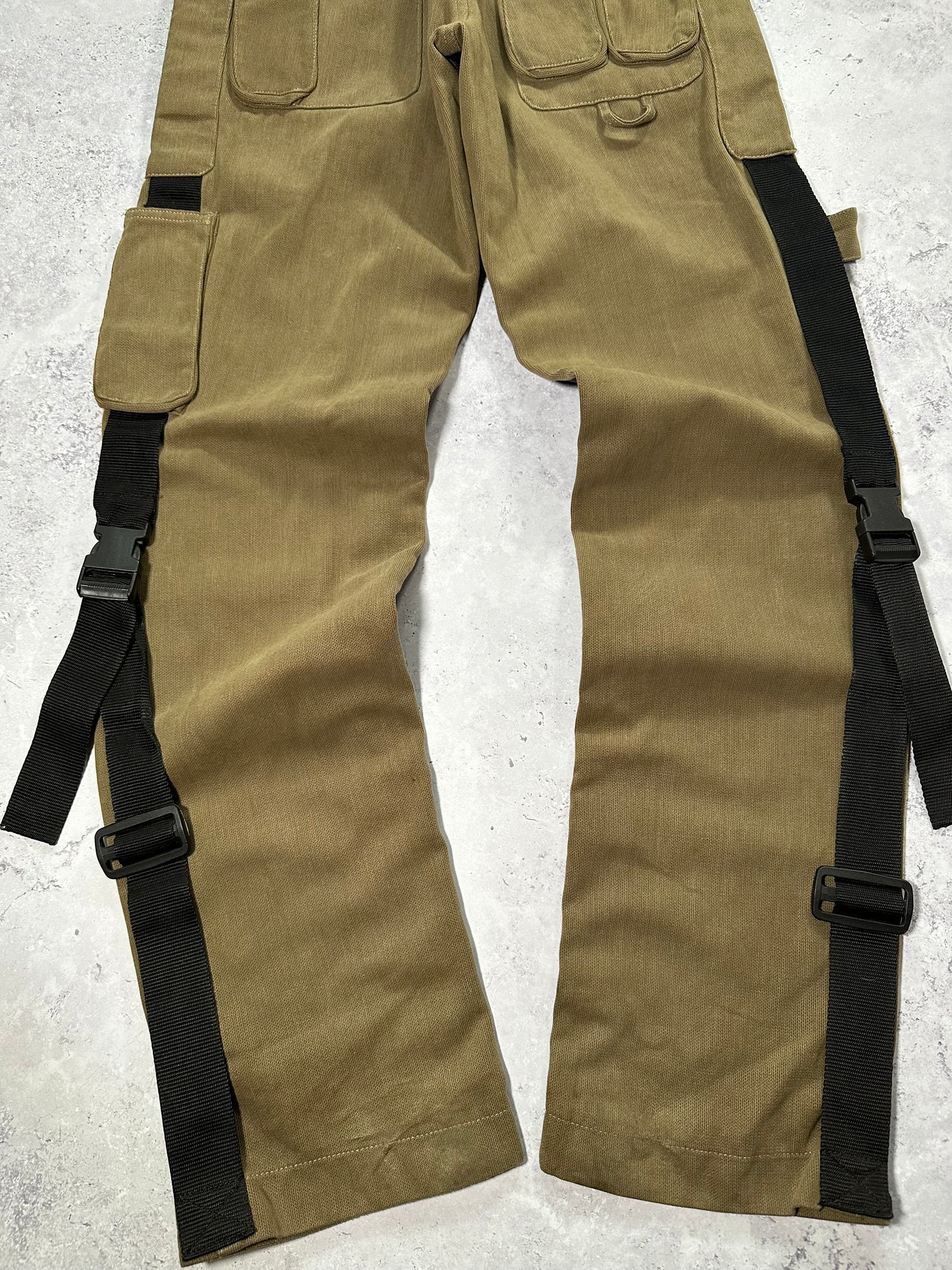 D&G Dolce & Gabbana 2003 Bondage Multipocket Cargo Pants