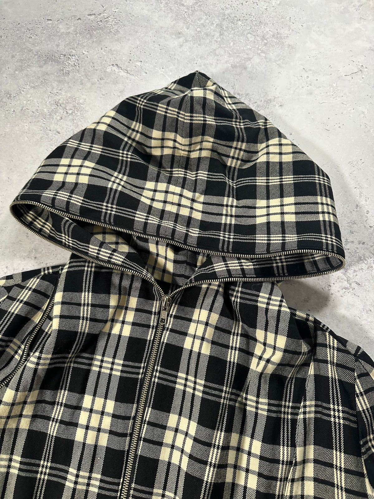 Issey Miyake I.S Plaid Double Zip Jacket