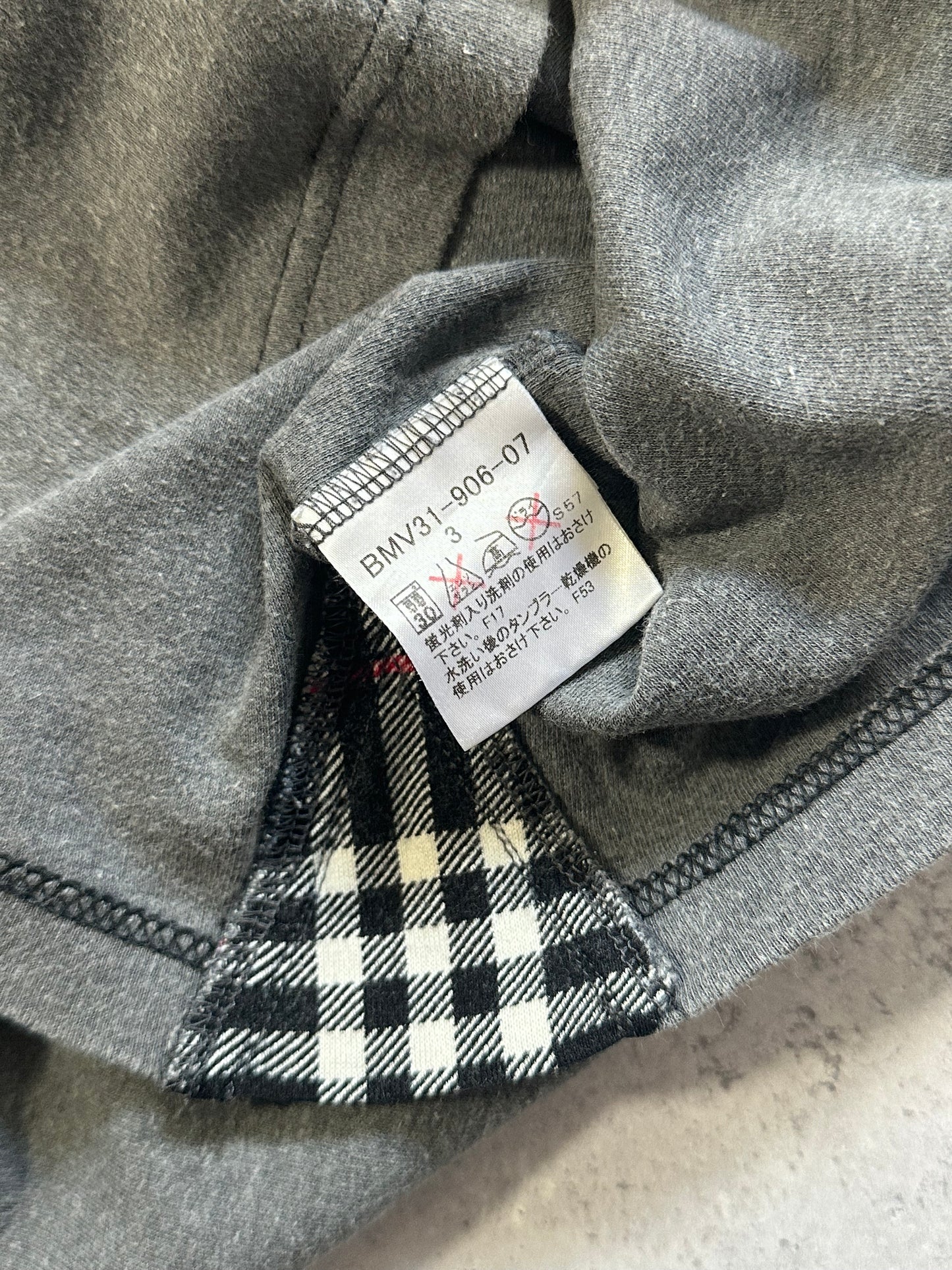 Burberry Black Label 2008 Shoulder Check Longsleeve Tshirt (M)