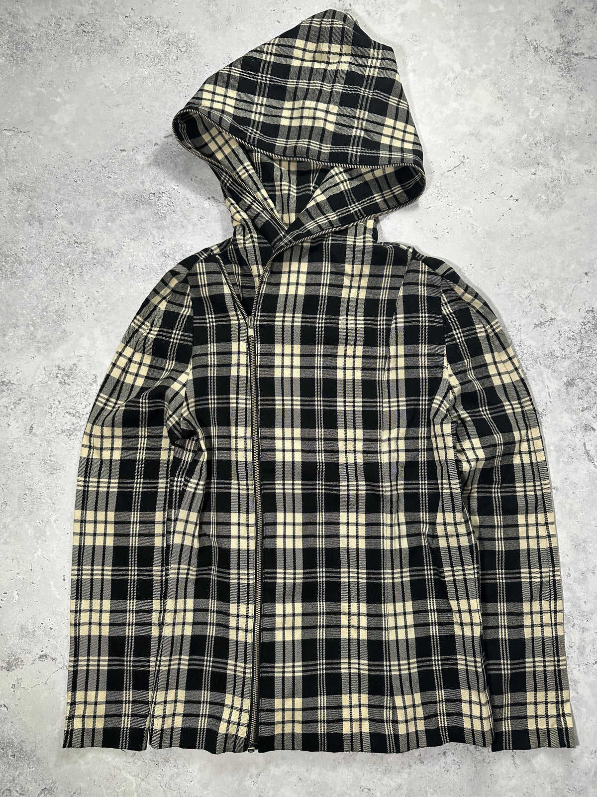 Issey Miyake I.S Plaid Double Zip Jacket