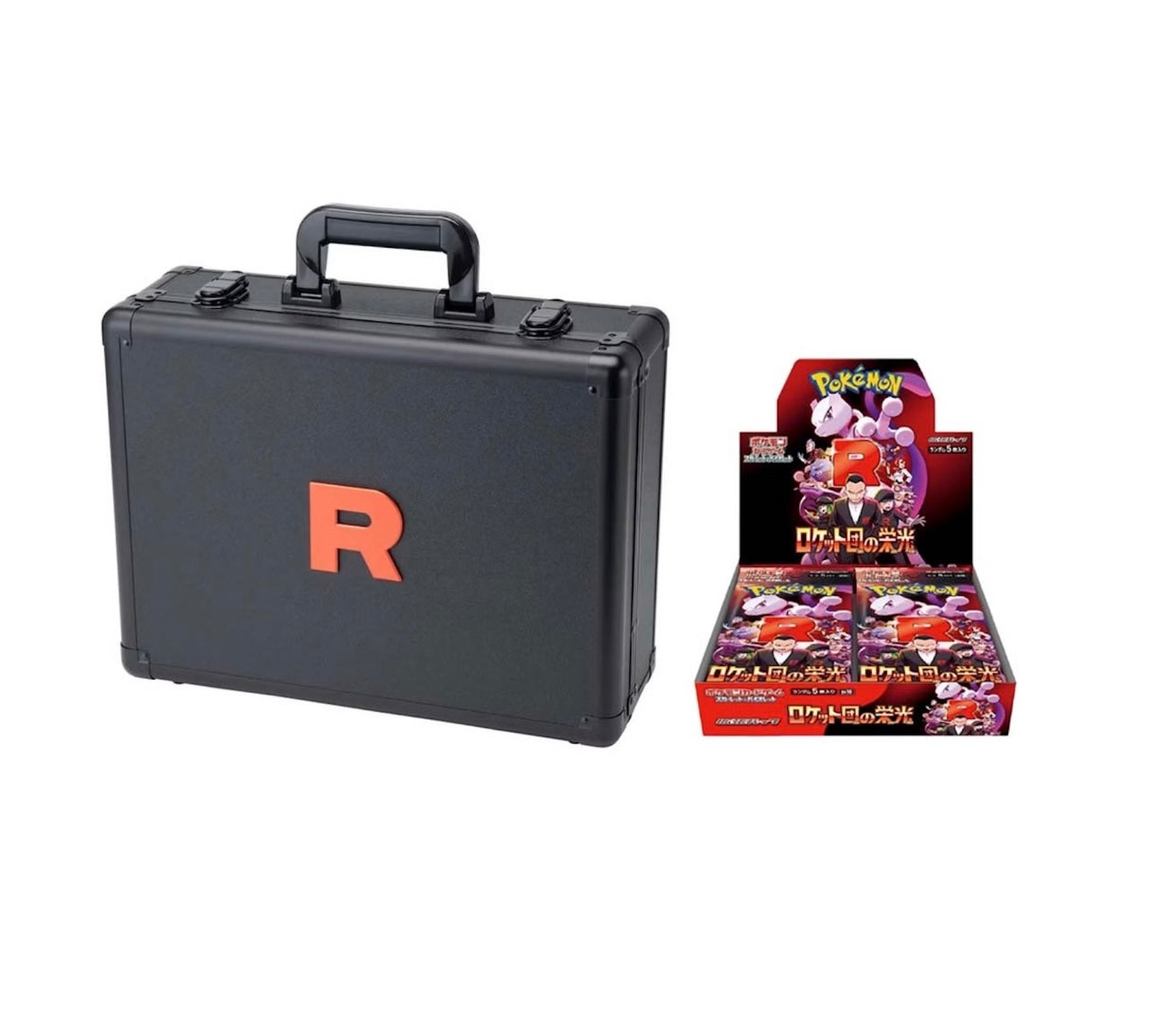 Pokémon Glory Of Team Rocket Attaché Case With Booster Box w/ 30x Packs