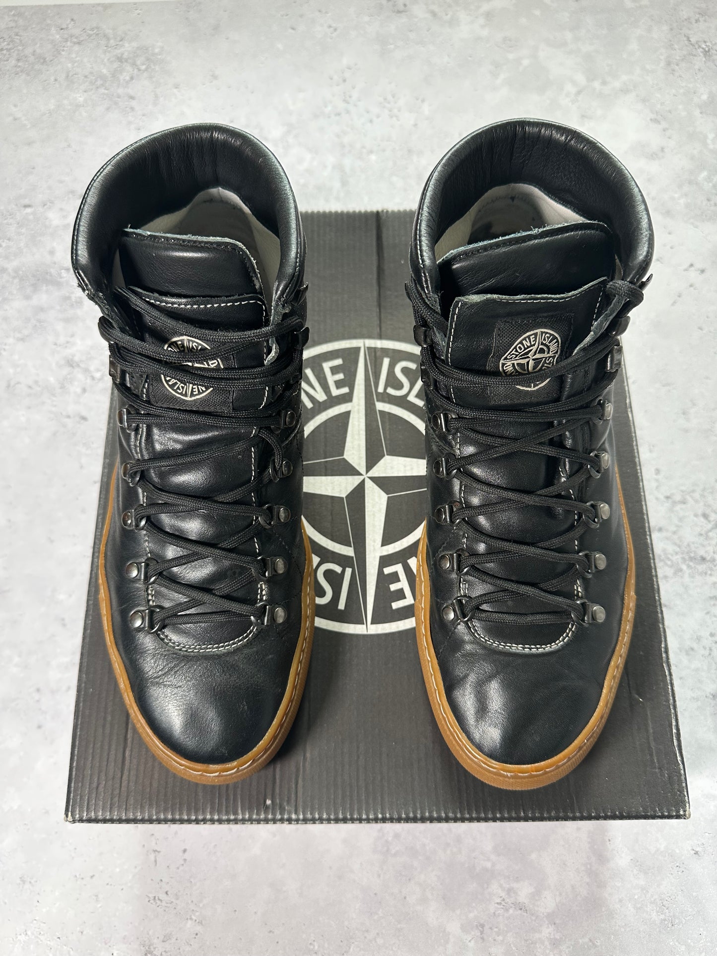 Stone Island x Diemme Black High Top Boots (EU41)