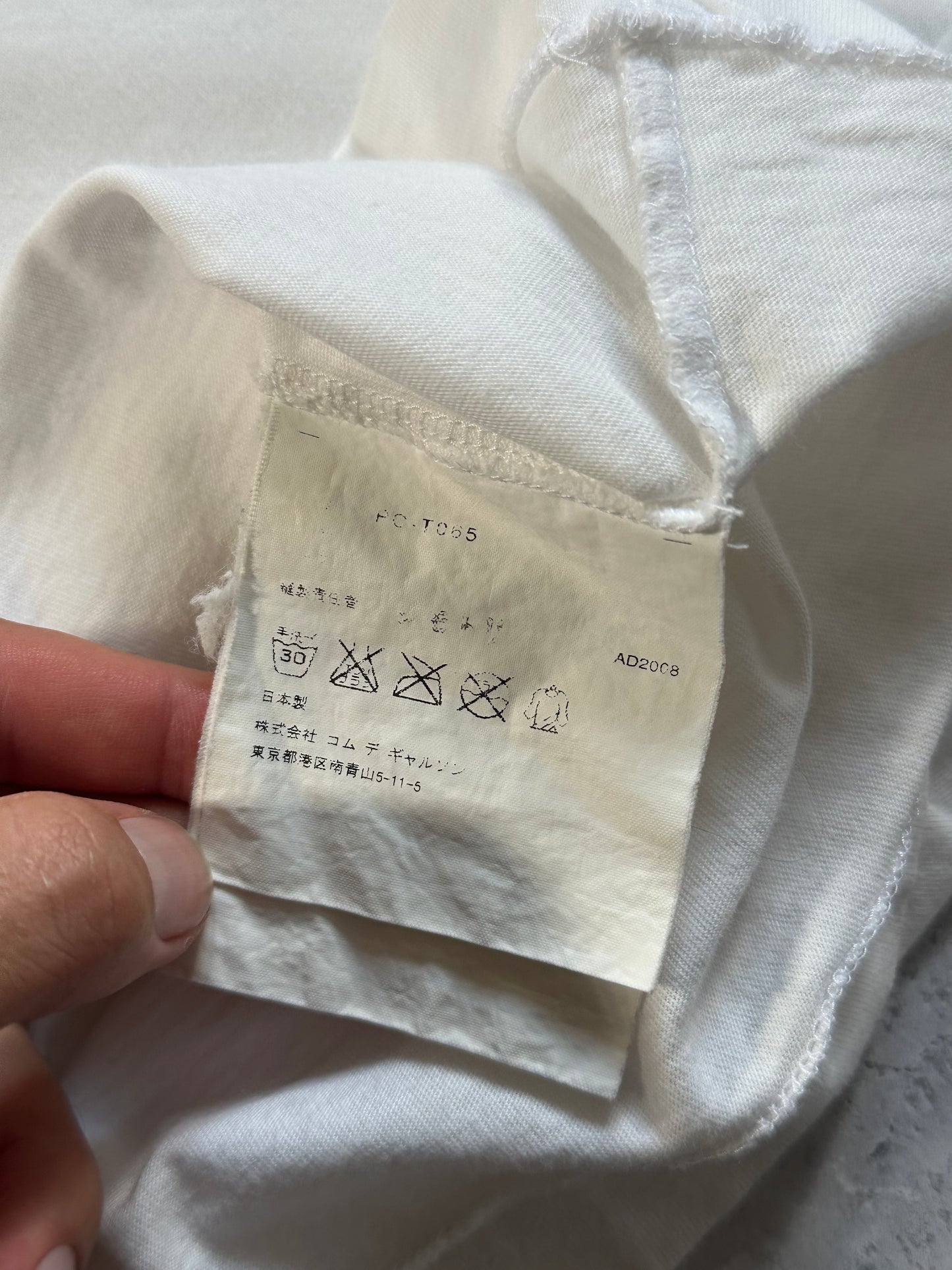 Comme des Garçons Homme Plus AD2008 Tshirt (L)