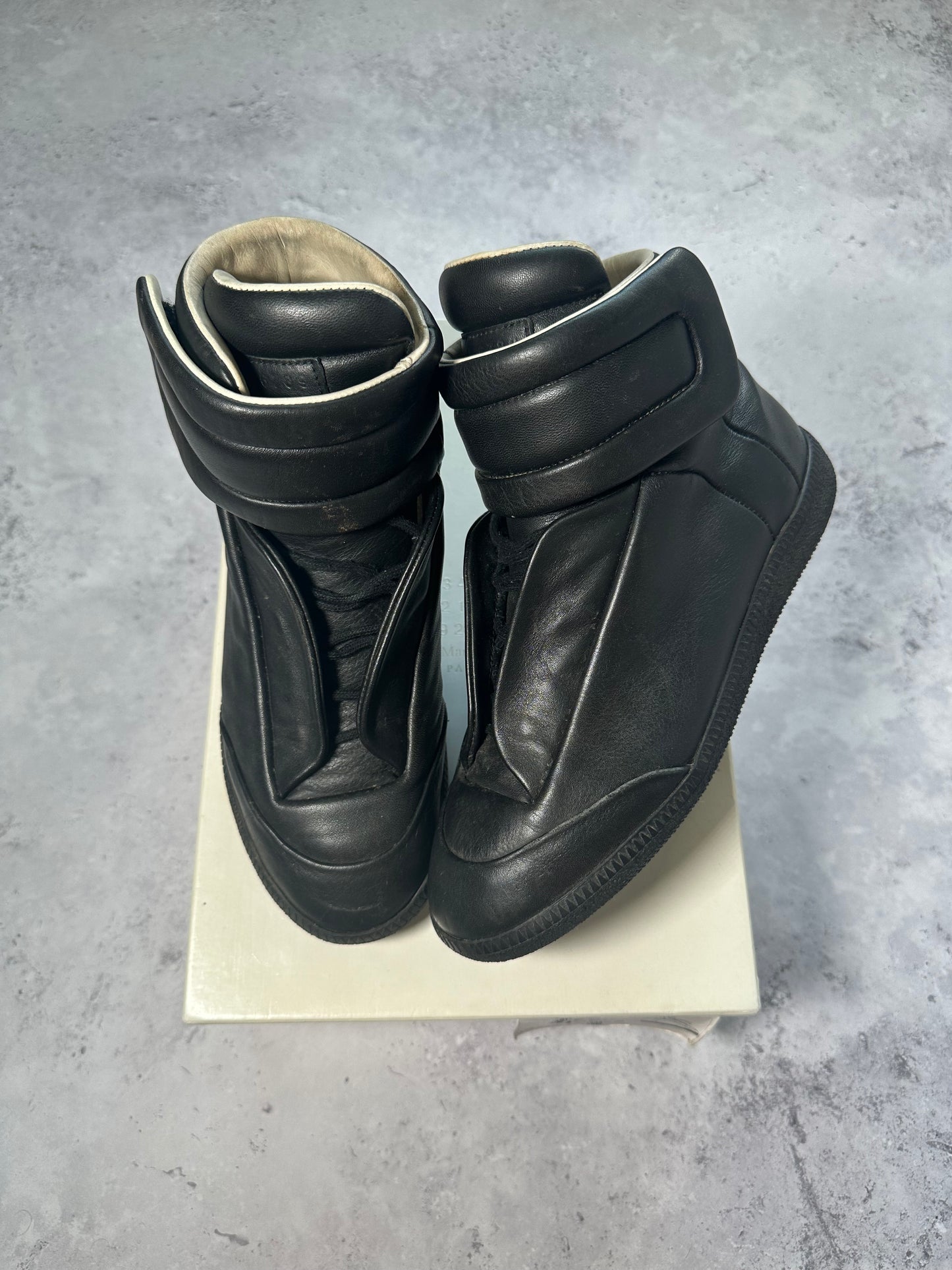 Maison Margiela 2015 Future High Leather Sneakers (EU 39 / UK 6 / US 7)