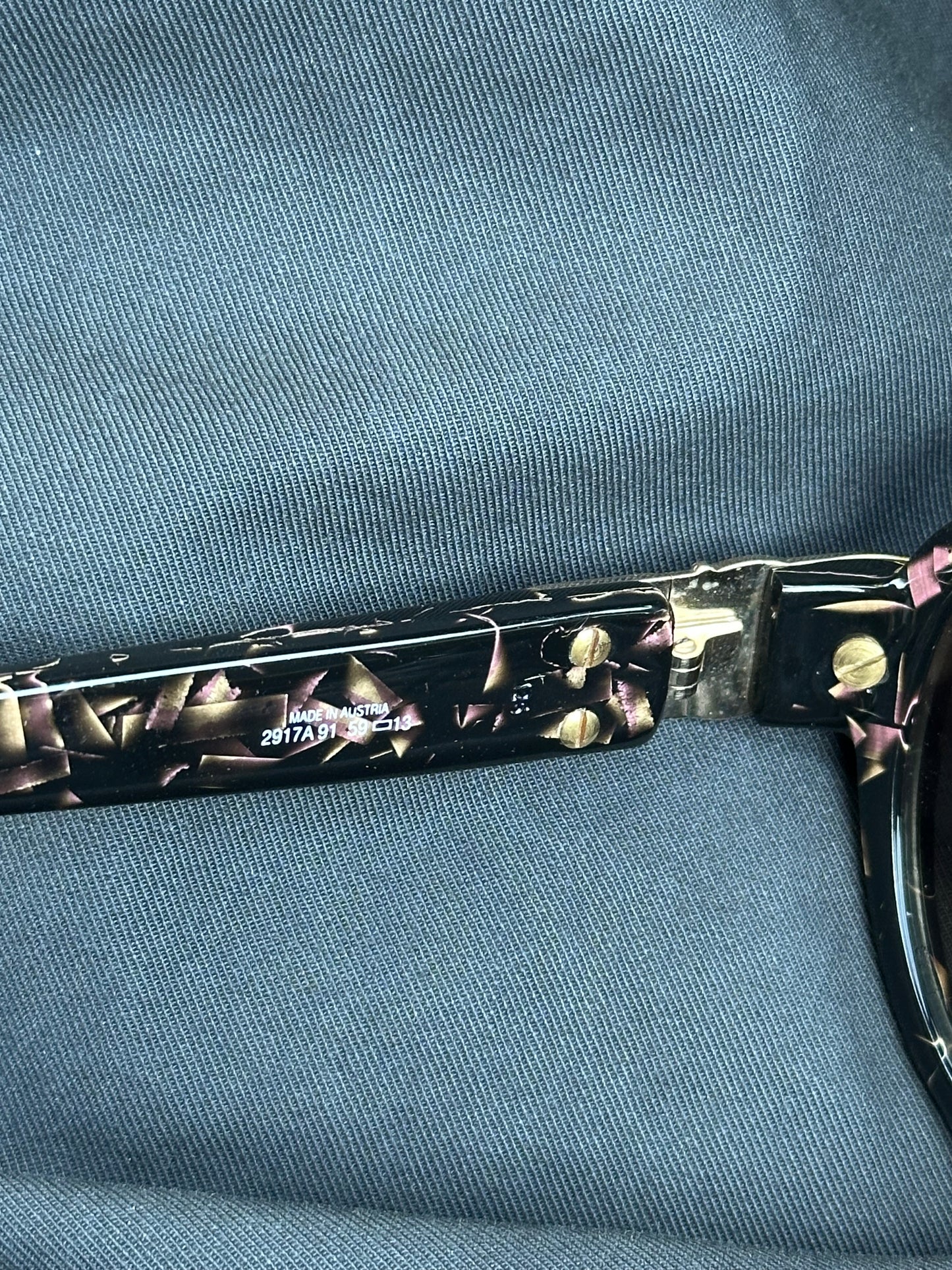 Christian Dior 1995 ‘CD’ Marble Print Sunglasses