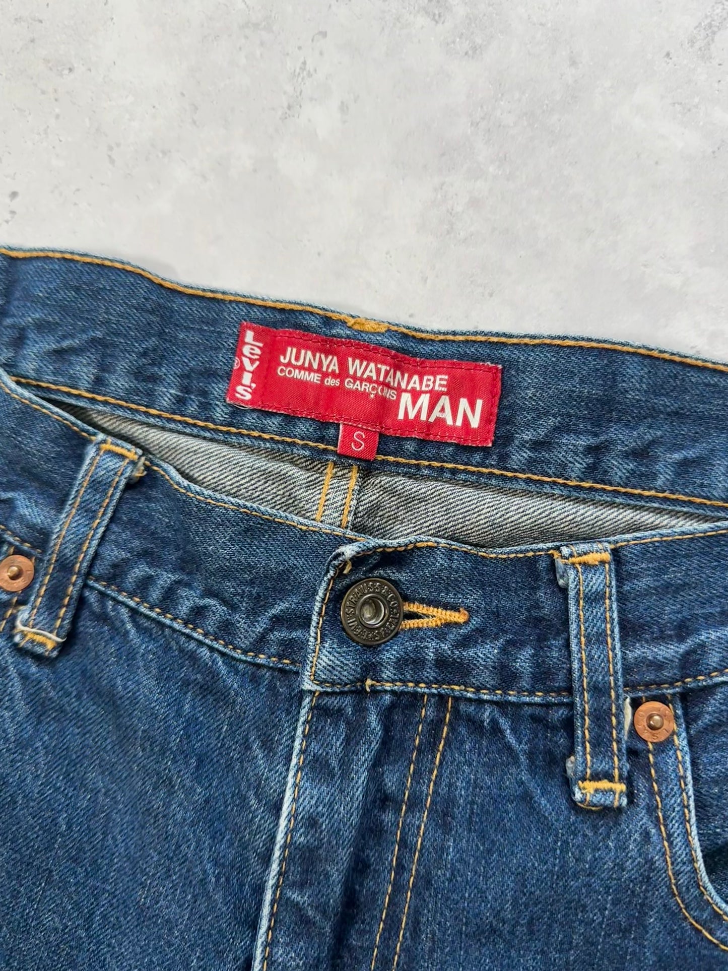 Junya Watanabe MAN × Levi’s AD2006 Camo Side Panel Jeans