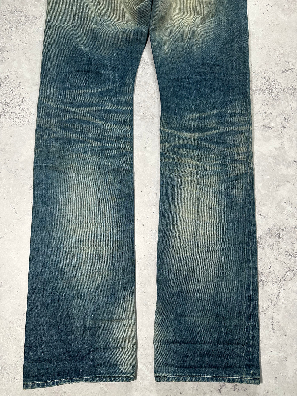 Delay by Win & Sons AW2009 Japanese Archive Stacked Denim Jeans (W32” L34”)