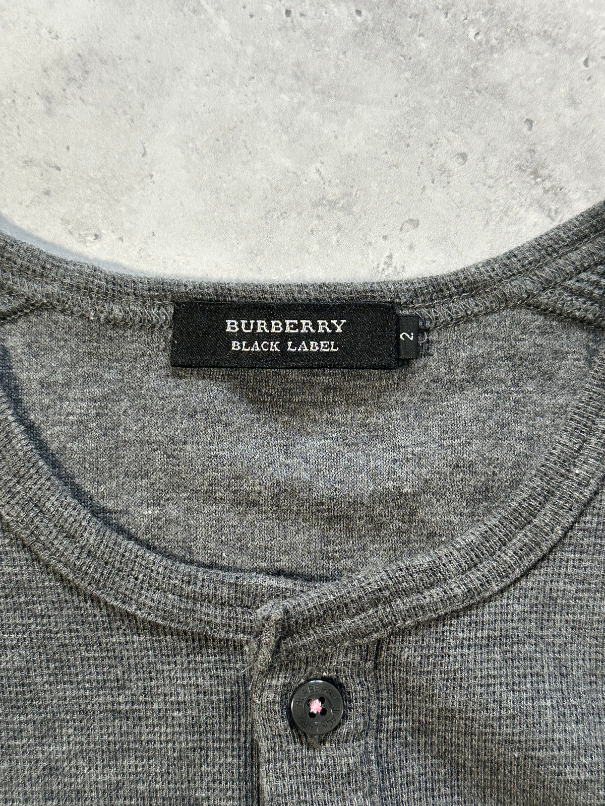 Burberry Black Label 2006 Thermal Henley Tshirt (S-XS)