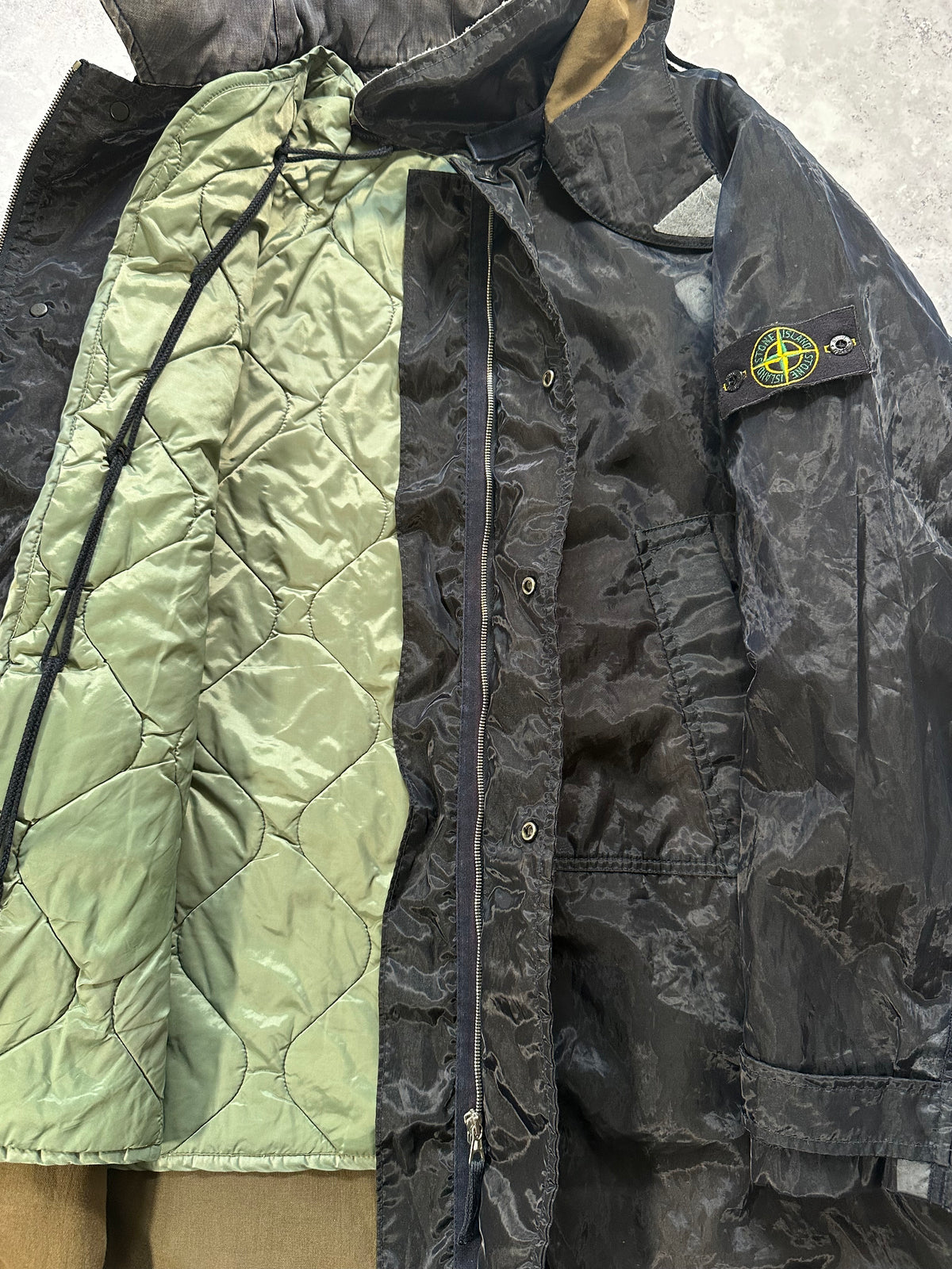 Stone Island SS2001 Monofilament Jacket by Paul Harvey (XXL)