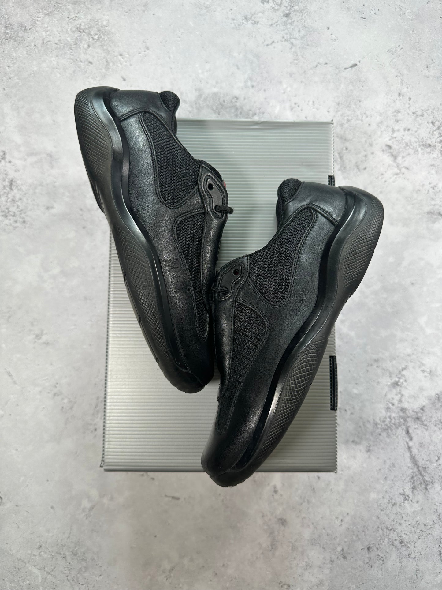 Prada America’s Cup Sneakers in Black (EU37.5, fits EU38.5-39 / UK5.5/6)