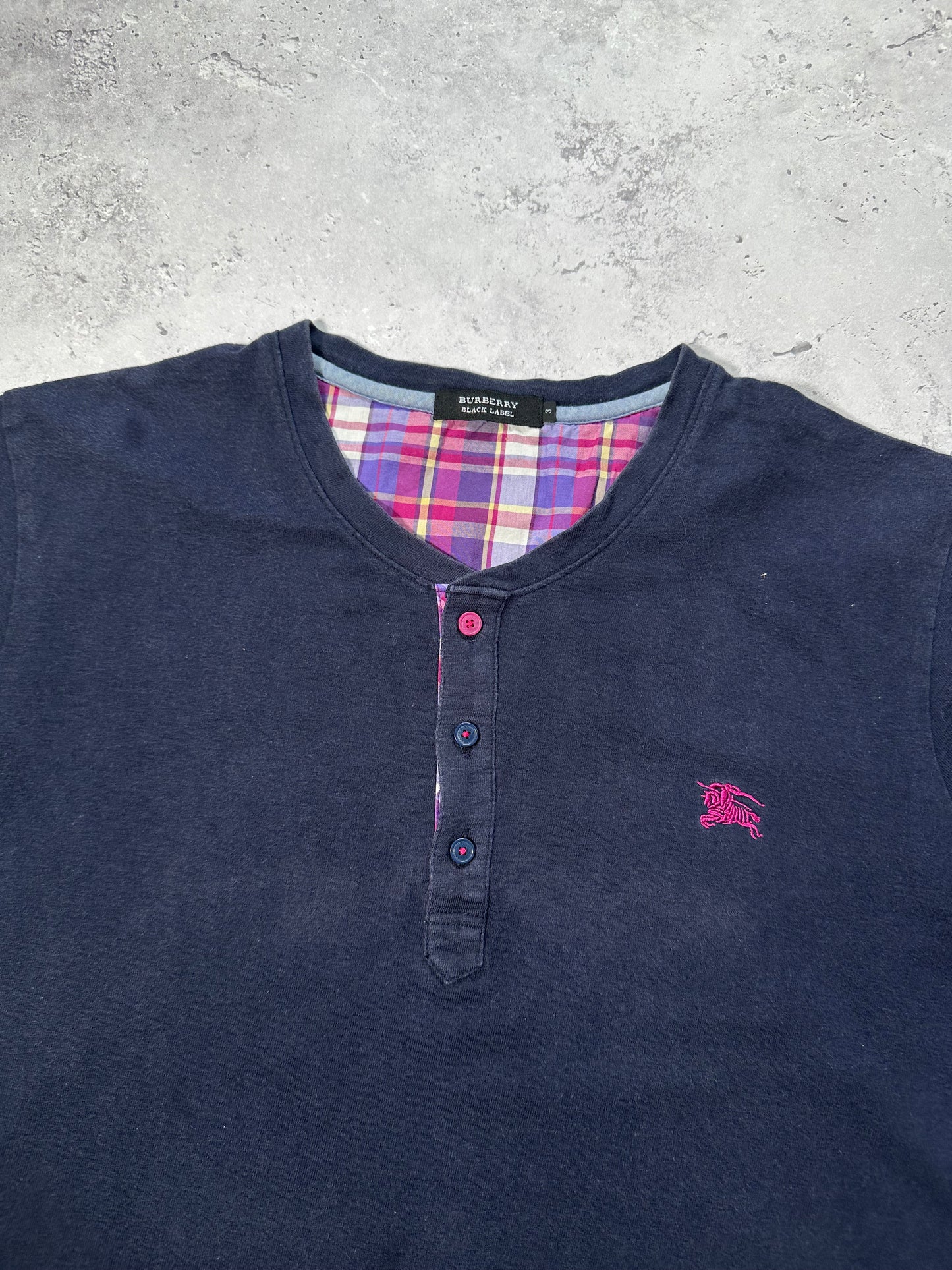 Burberry Black Label 2007 Henley T-shirt (M)