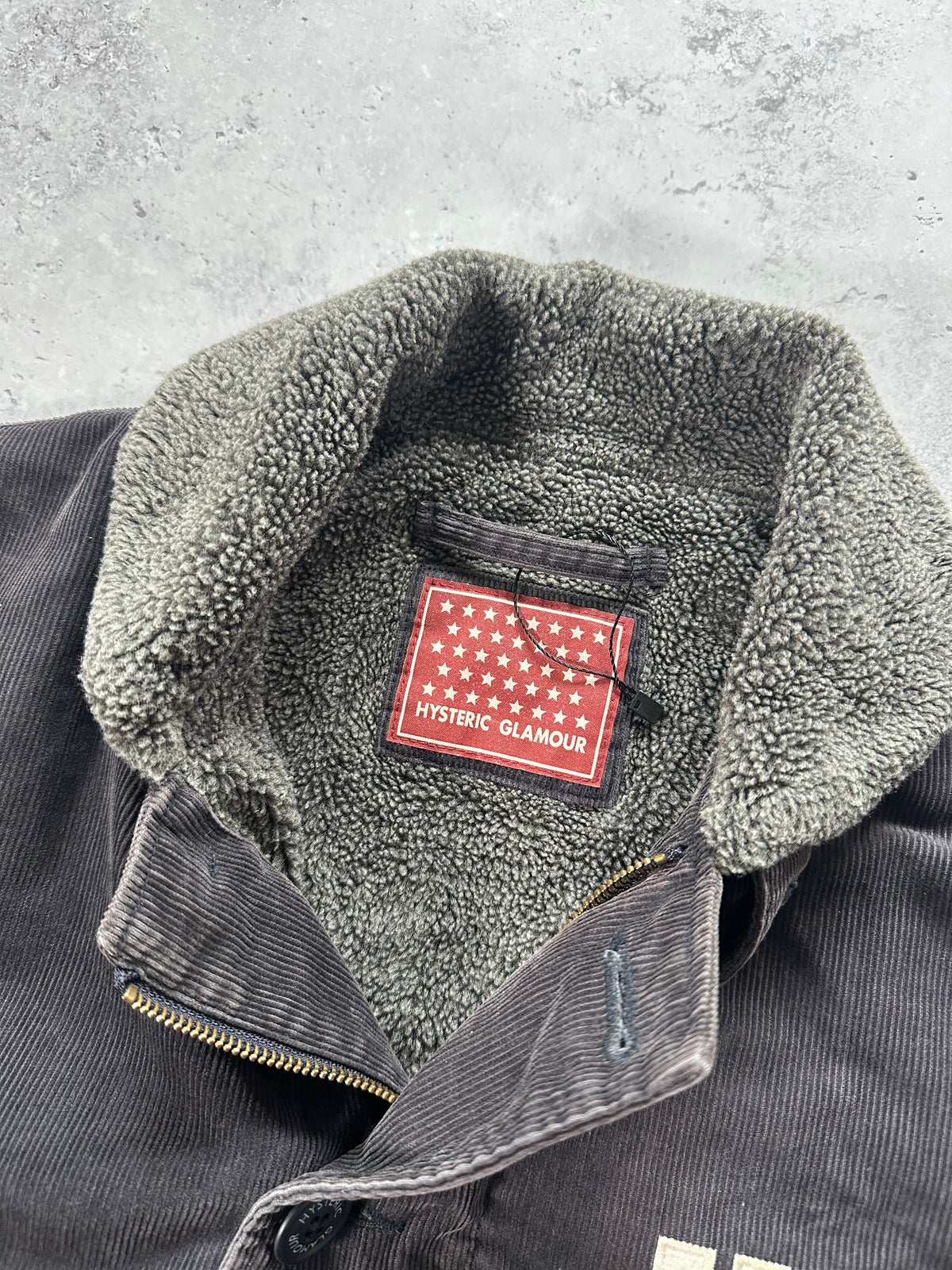 Hysteric Glamour 2002 Team Hysteric U.S. Sherpa Lined Corduroy Workwear Jacket (M)