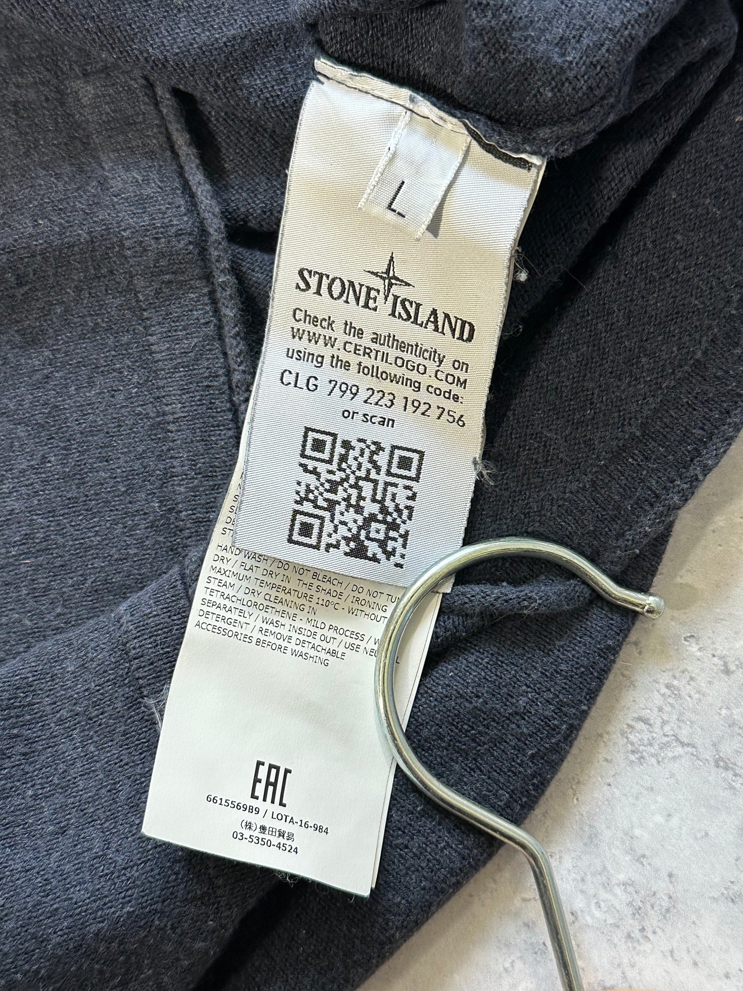 Stone Island SS2017 Striped Cuff Sweatshirt (M)