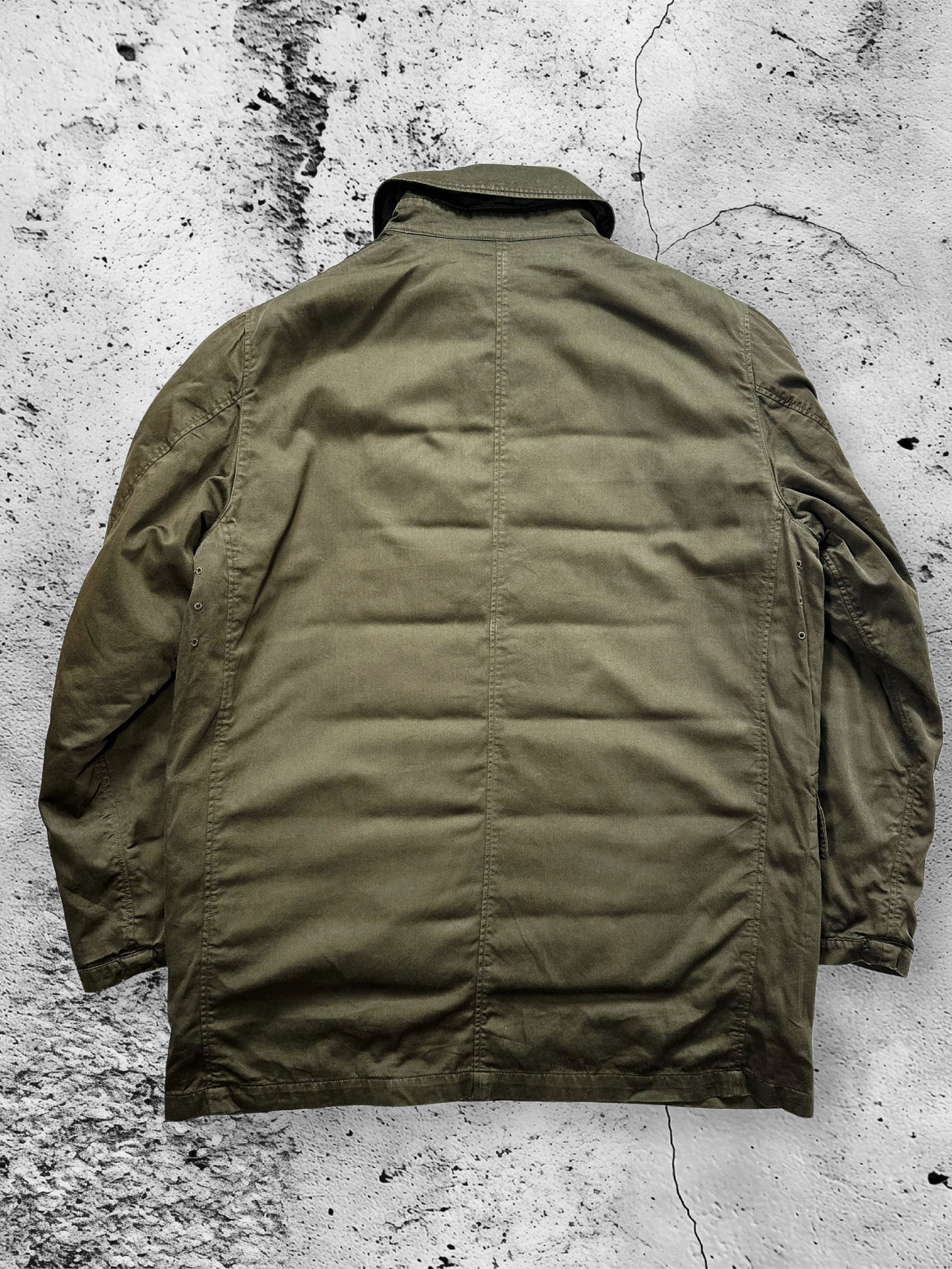 Stone Island 2003 Raso Gommato Jacket w/ Removable Liner (XL)