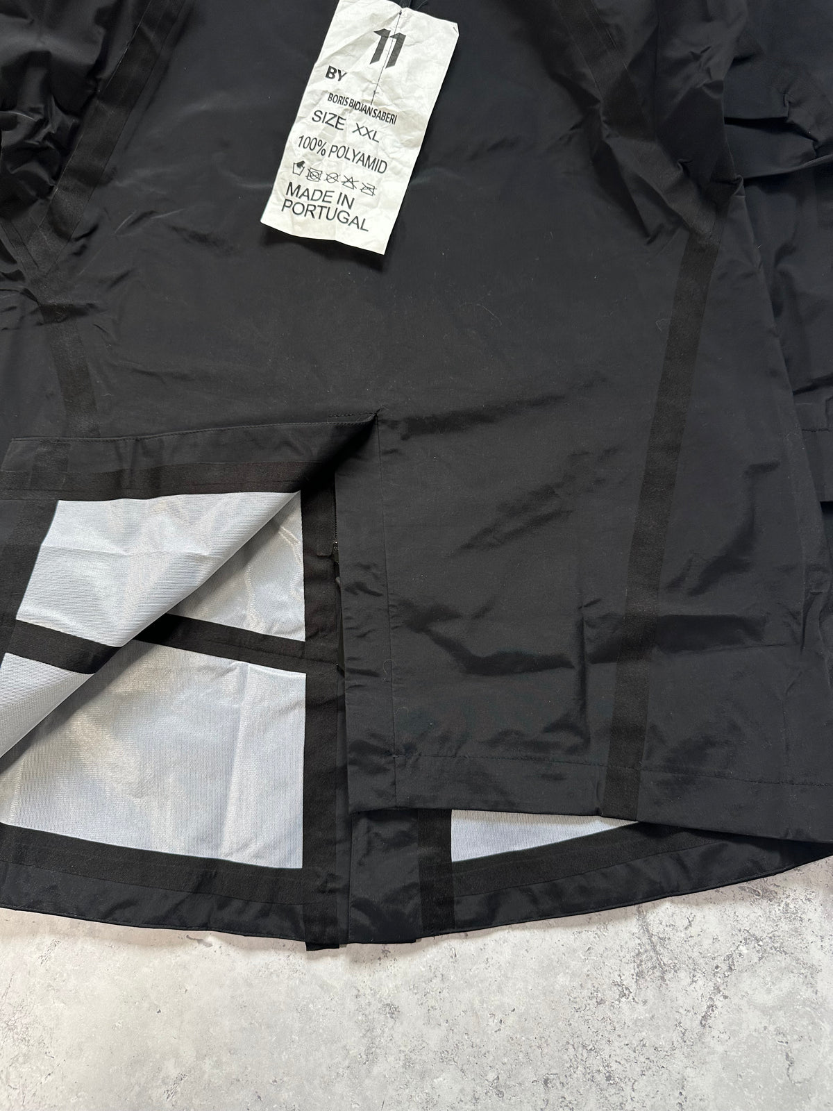 11 by Boris Bidjan Saberi Taped Seam Technical Shell Parka Jacket (XXL)