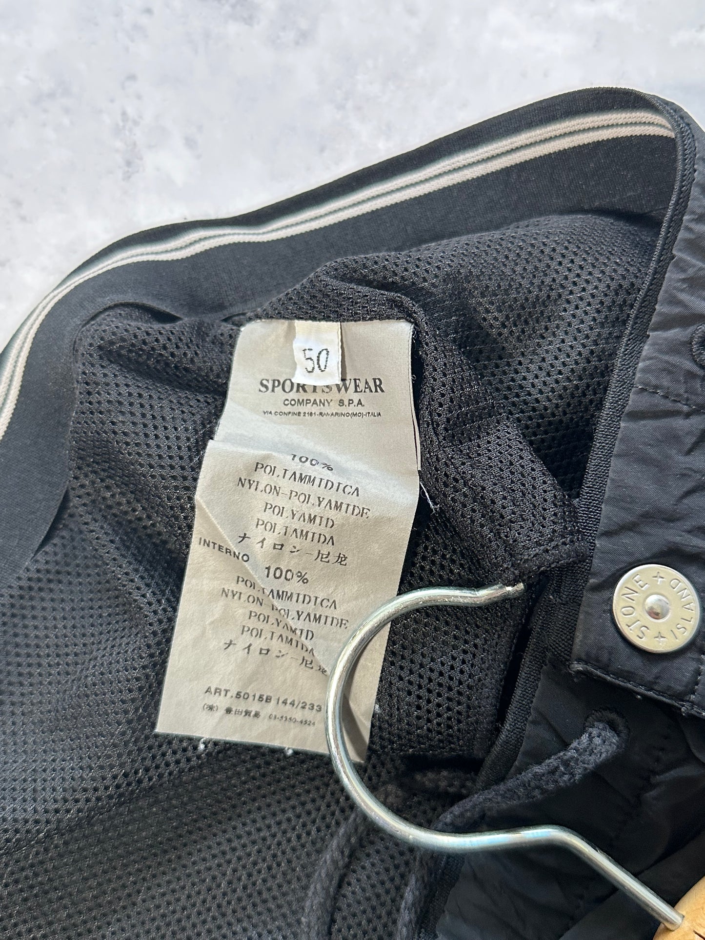 Stone Island 2009 Nylon Shimmer Deck Shorts [W34]