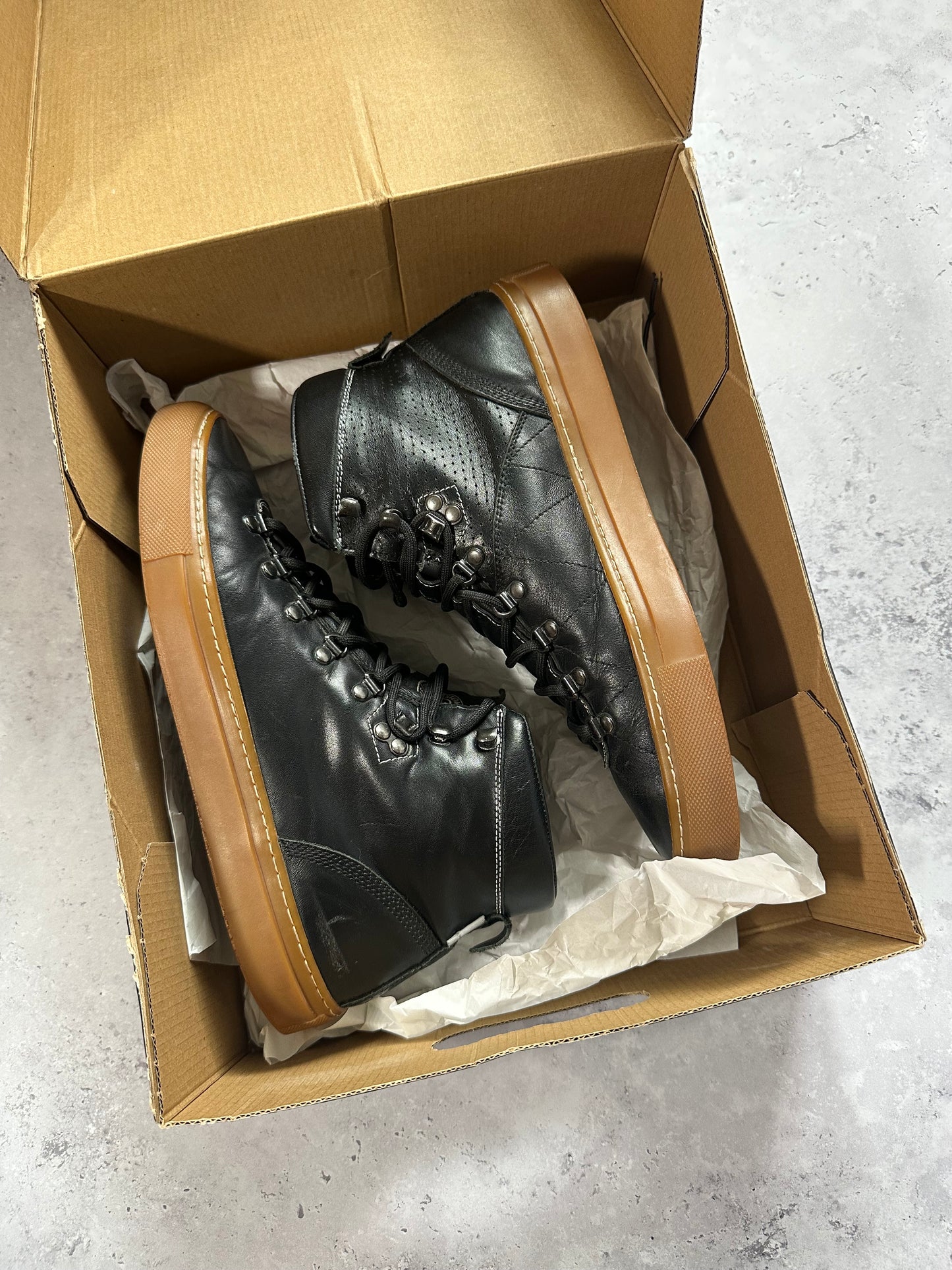 Stone Island x Diemme Black High Top Boots (EU41)