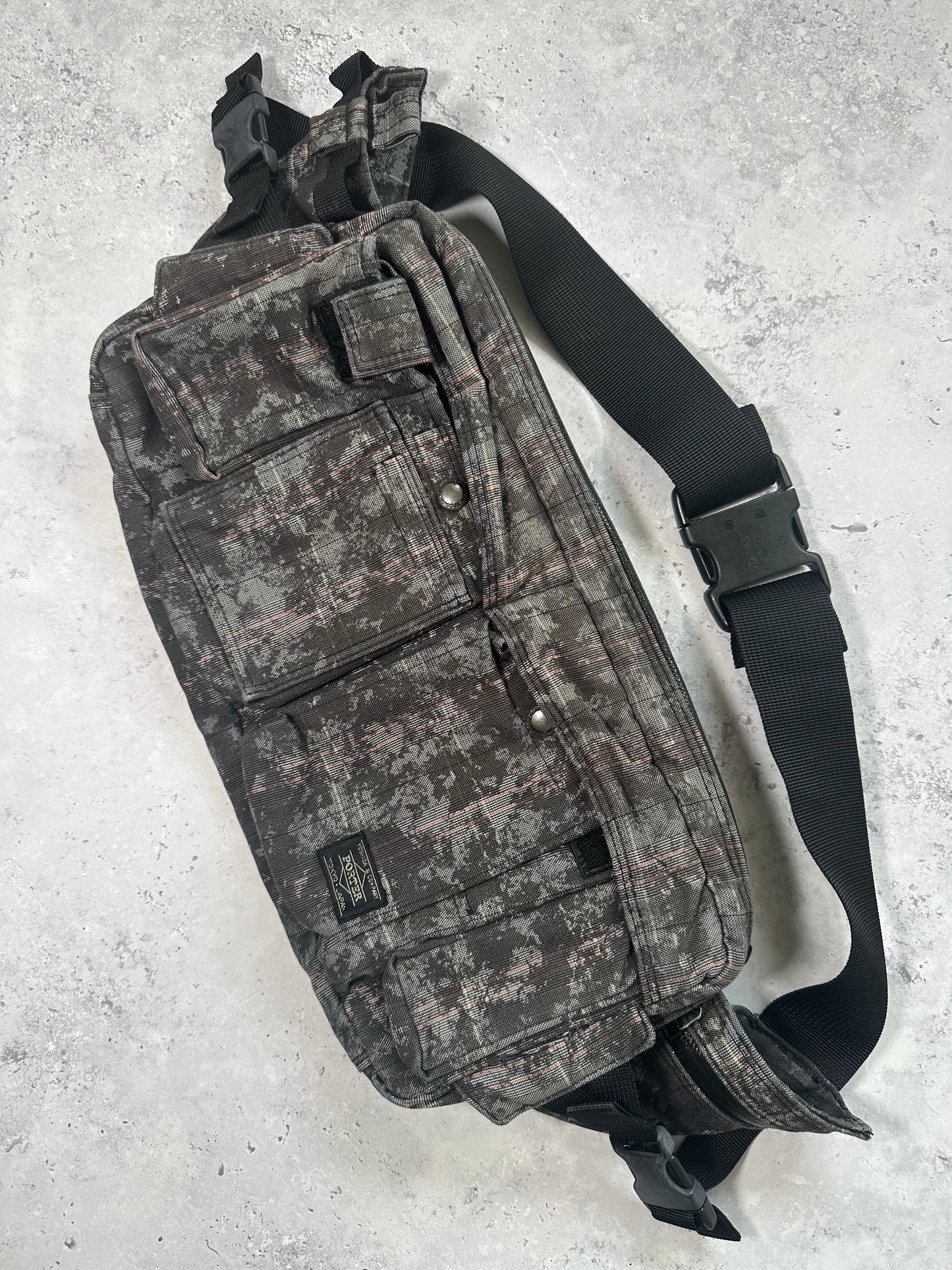 Junya Watanabe MAN Comme Des Garçons x Porter Yoshida Digital Camo Multipocket Bag