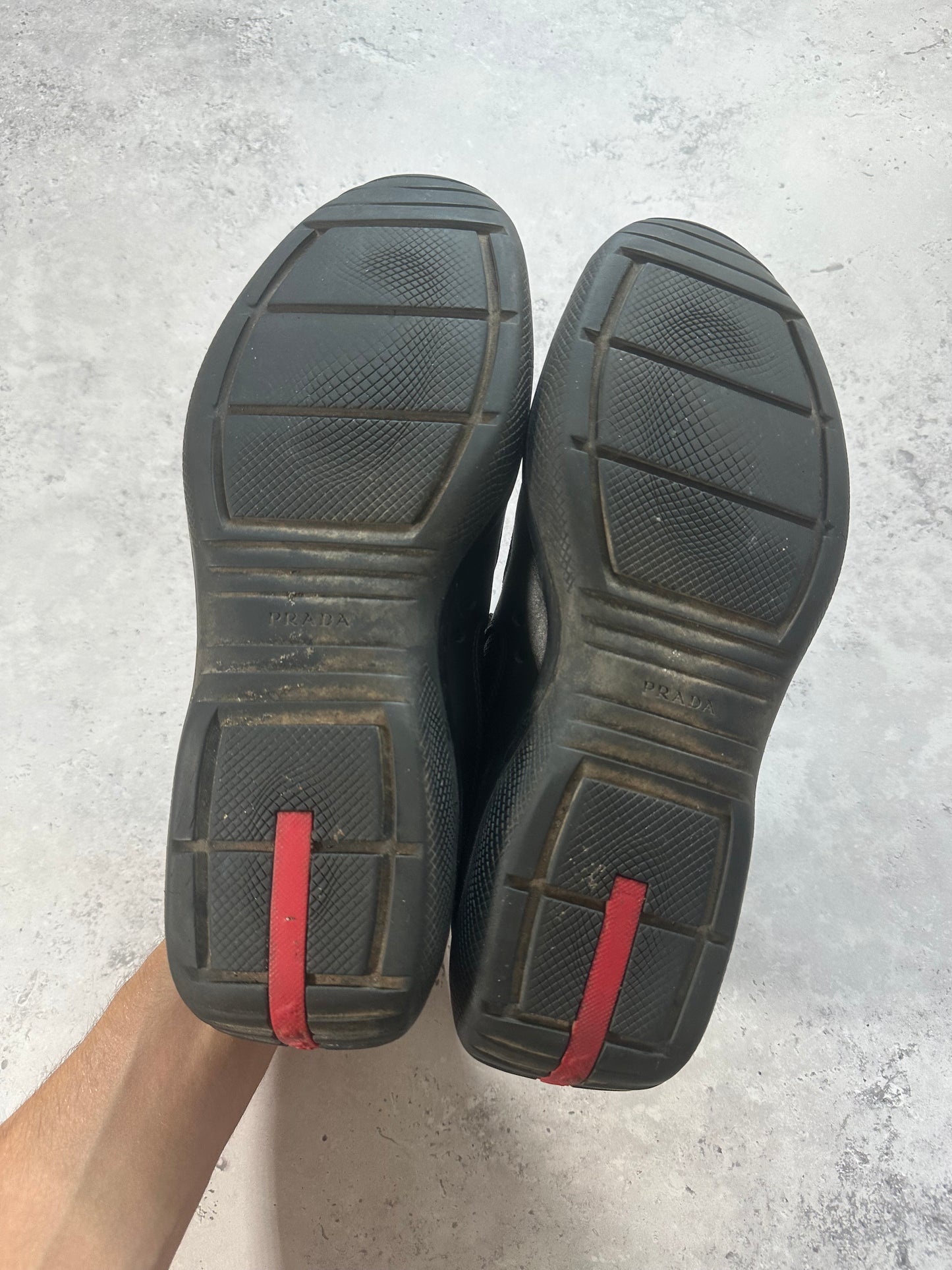 Prada Linea Rossa America’s Cup Sneakers in Black (UK9/US10/EU43)