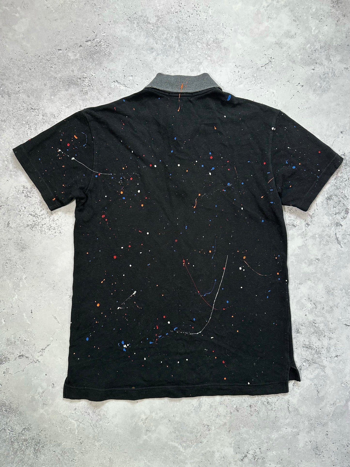 Comme Des Garçons Homme 2011 Paint Splatter Polo Shirt (S)