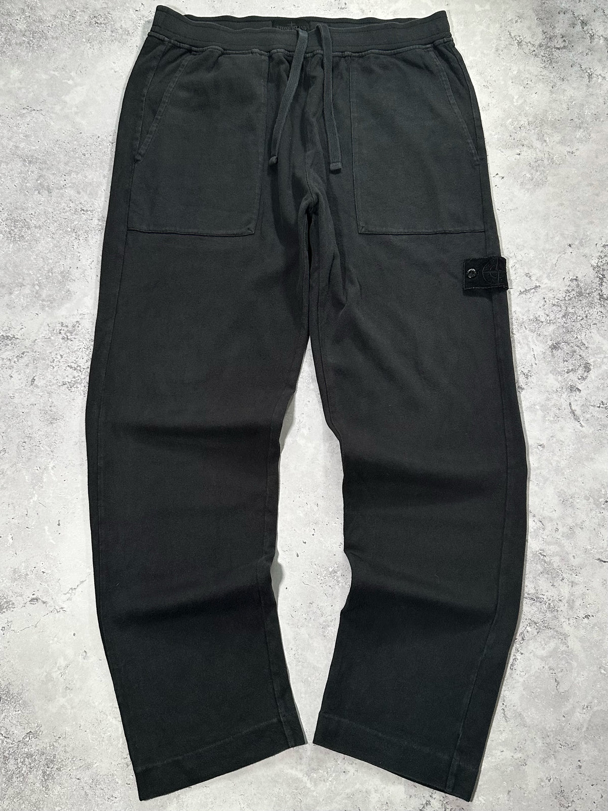 Stone Island 2023 Black Ghost Sweatpants Joggers (XL)