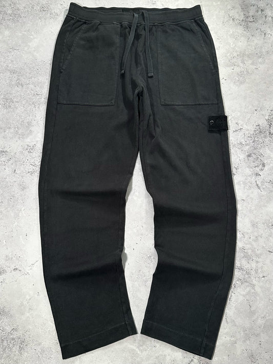 Stone Island 2023 Black Ghost Sweatpants Joggers (XL)