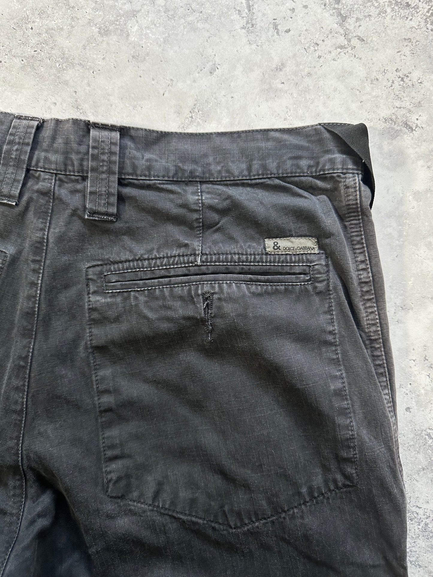 D&G Dolce & Gabbana 2005 Bondage Cargo Pants (W32 L32)
